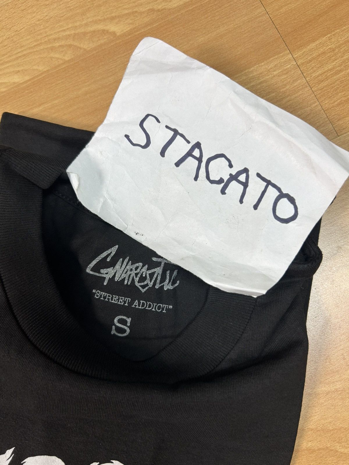 Gnarcotic × Rap Tees Gnarcotic Lil Gnar Felt Tip Logo Tee Black Size US S / EU 44-46 / 1 - 3 Thumbnail
