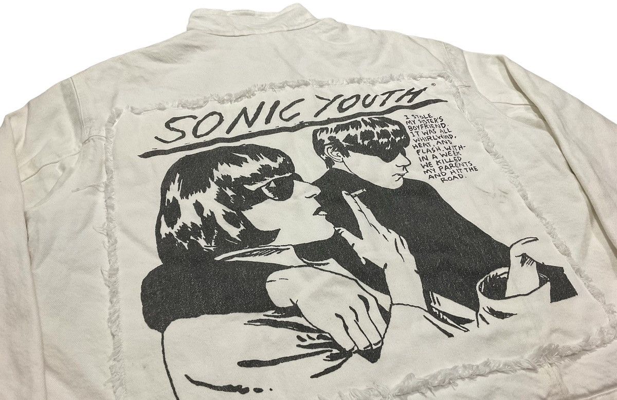 Hysteric Glamour × If Six Was Nine × Japanese Brand 🔥 Rare Archived Sonic Youth Denim Fur Jacket Size US L / EU 52-54 / 3 - 1 Thumbnail
