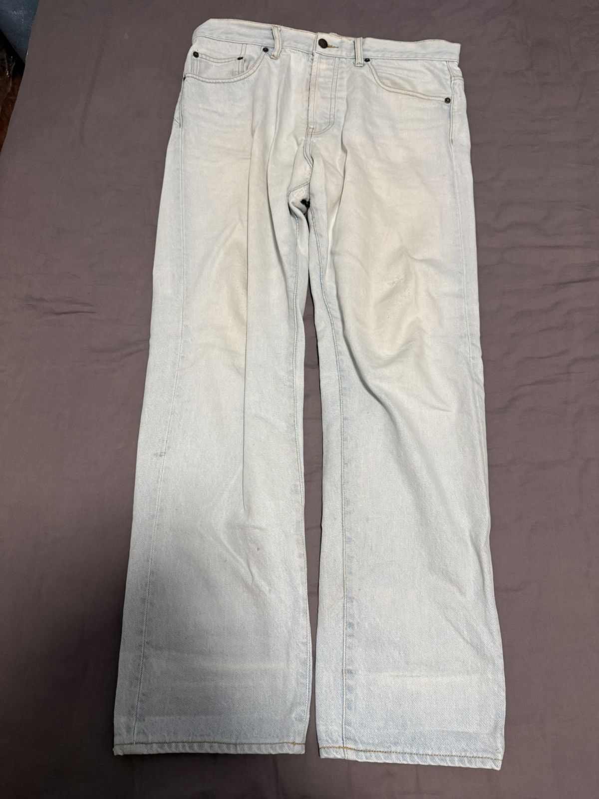 Supreme Supreme Regular Jeans Washed Blue 32 Size US 32 / EU 48 - 1 Thumbnail