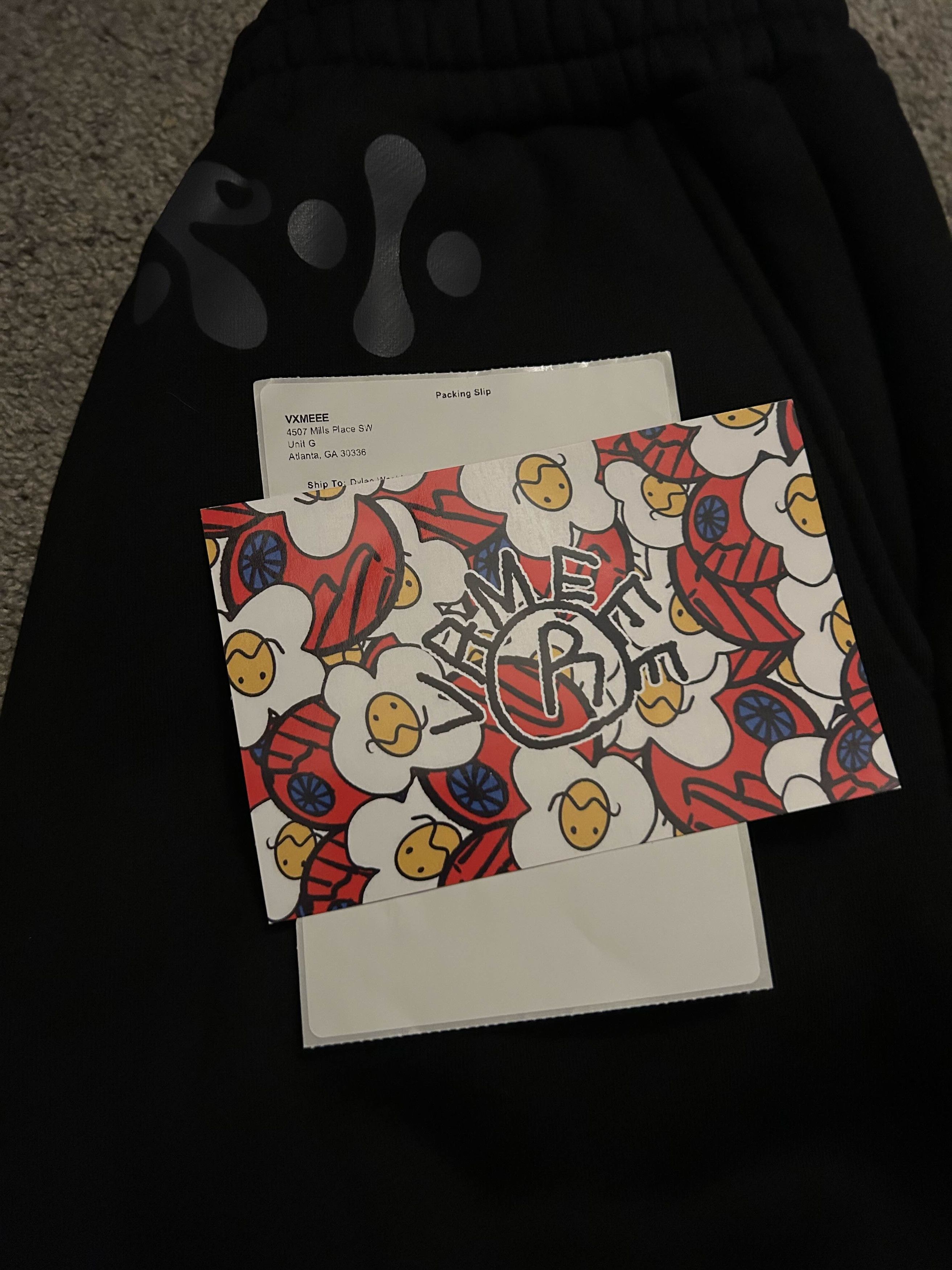 Plus One Clothing Vameee x Plus One Black Basic Logo Sweatpants Size US 32 / EU 48 - 5 Thumbnail