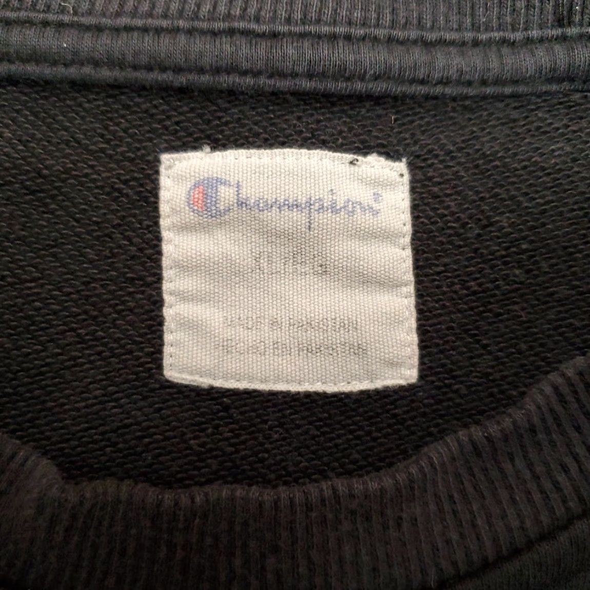 Champion Champion Sweatshirt Mens XL Black Long Sleeve Pullover Crewneck Casual Shirt Mens XL Black USA Size US XL / EU 56 / 4 - 4 Thumbnail