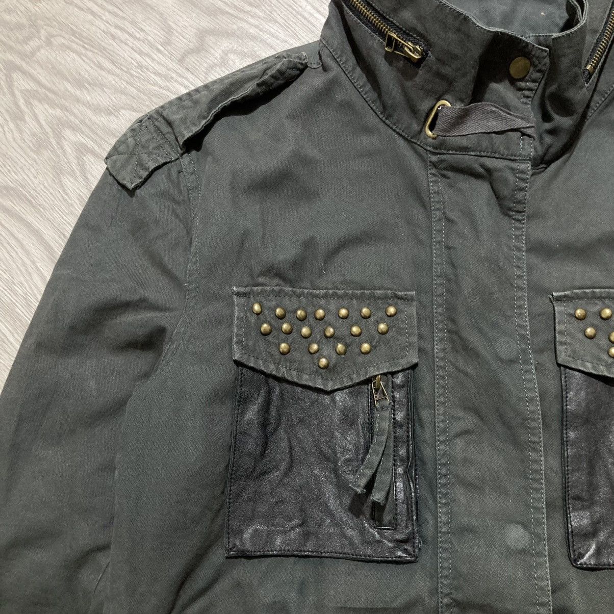 Japanese Brand 2000s Codes Combine Poem Parka Military Jacket Green Punk Size US M / EU 48-50 / 2 - 5 Thumbnail