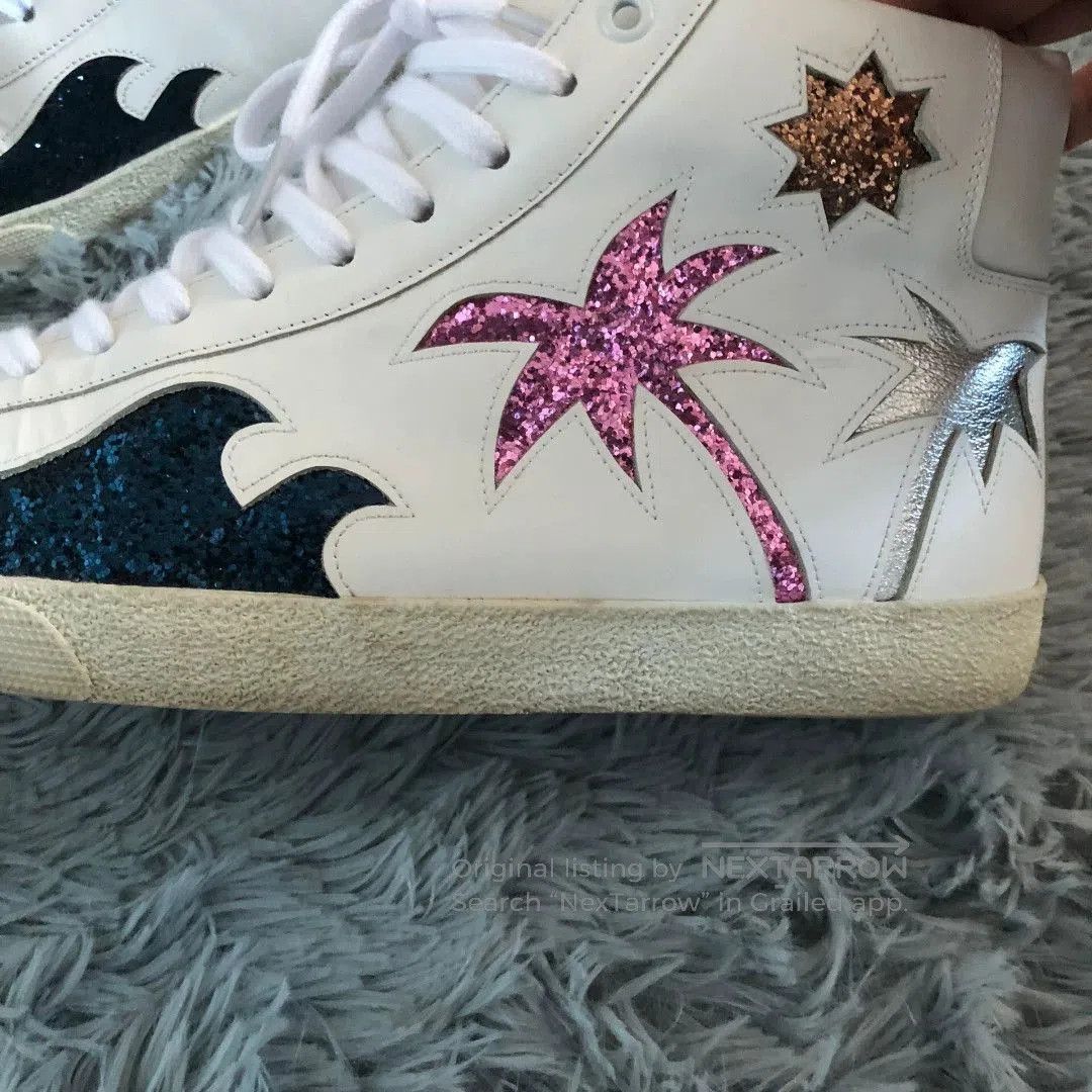 Saint Laurent Paris Saint Laurent Scales Coconut Tree Sneakers. Size US 10 / EU 43 - 3 Thumbnail