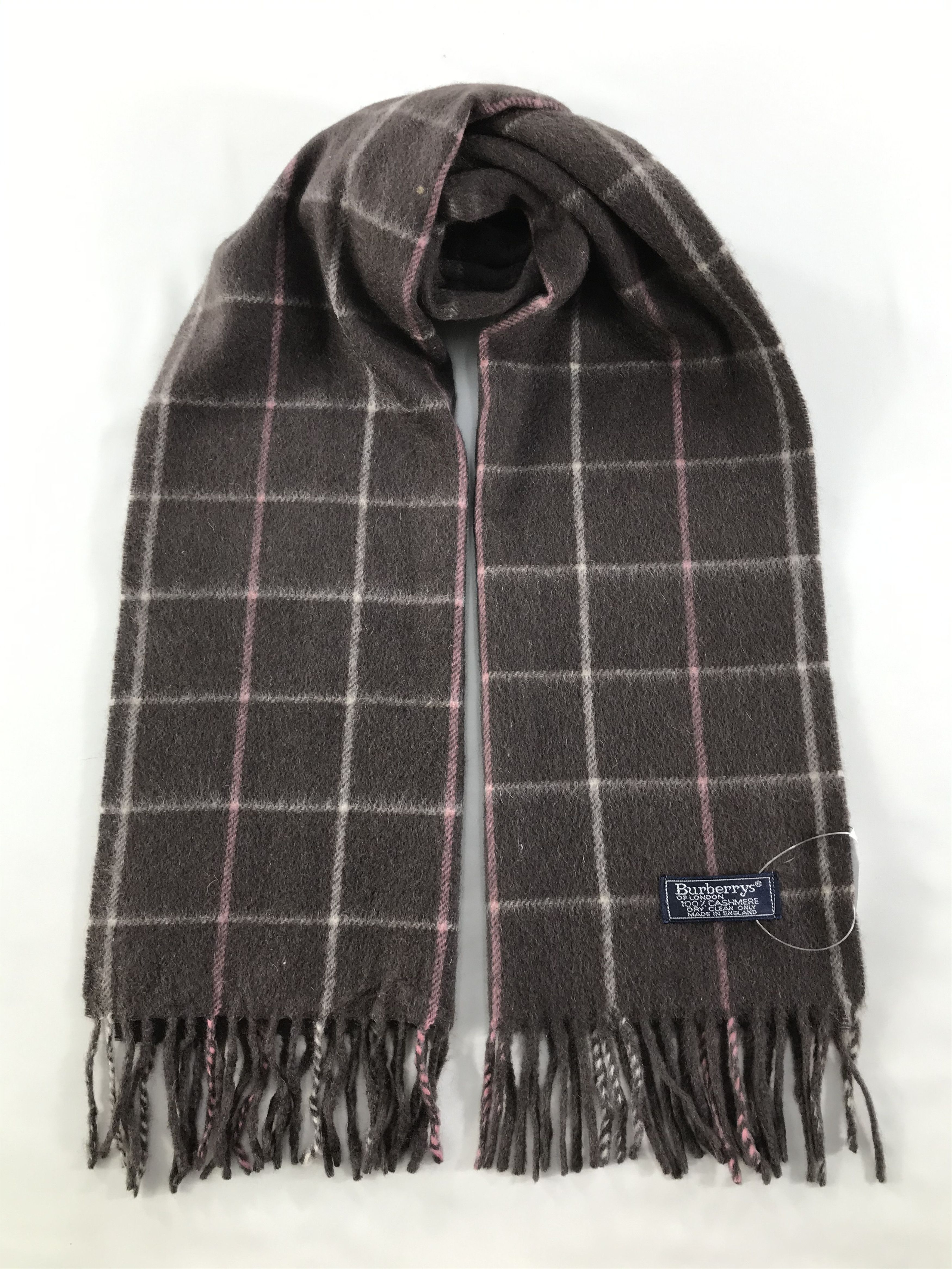Burberry Vintage Burberry Scarf/Muffler/Neckwear MF1285 Size ONE SIZE - 1 Thumbnail