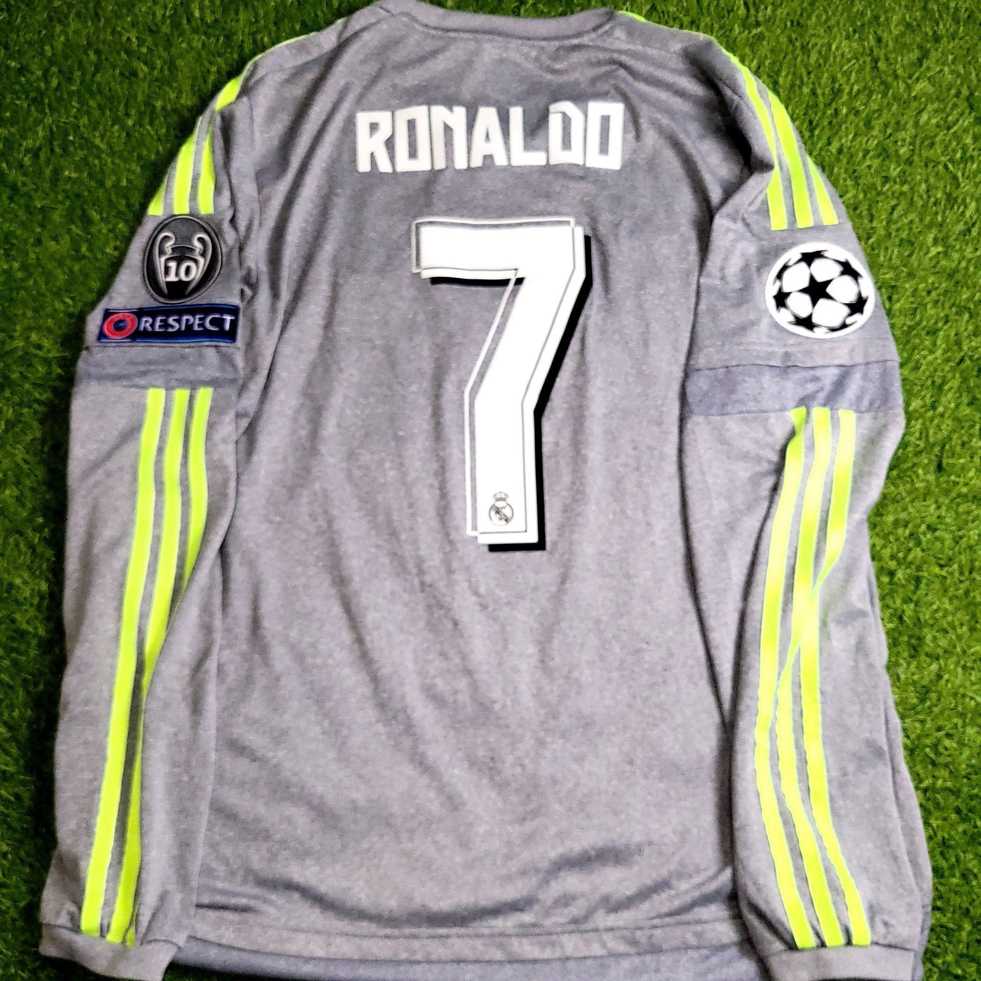Ronaldo Real Madrid 2015 2016 Away Soccer Jersey L