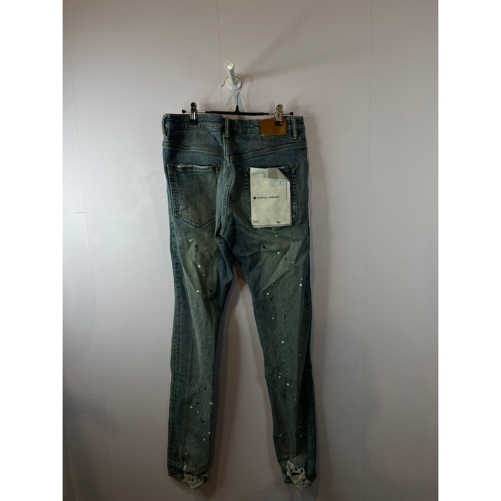 Purple Brand Purple Brand Jeans Paint Splatter Used 34 Size US 34 / EU 50 - 1 Thumbnail