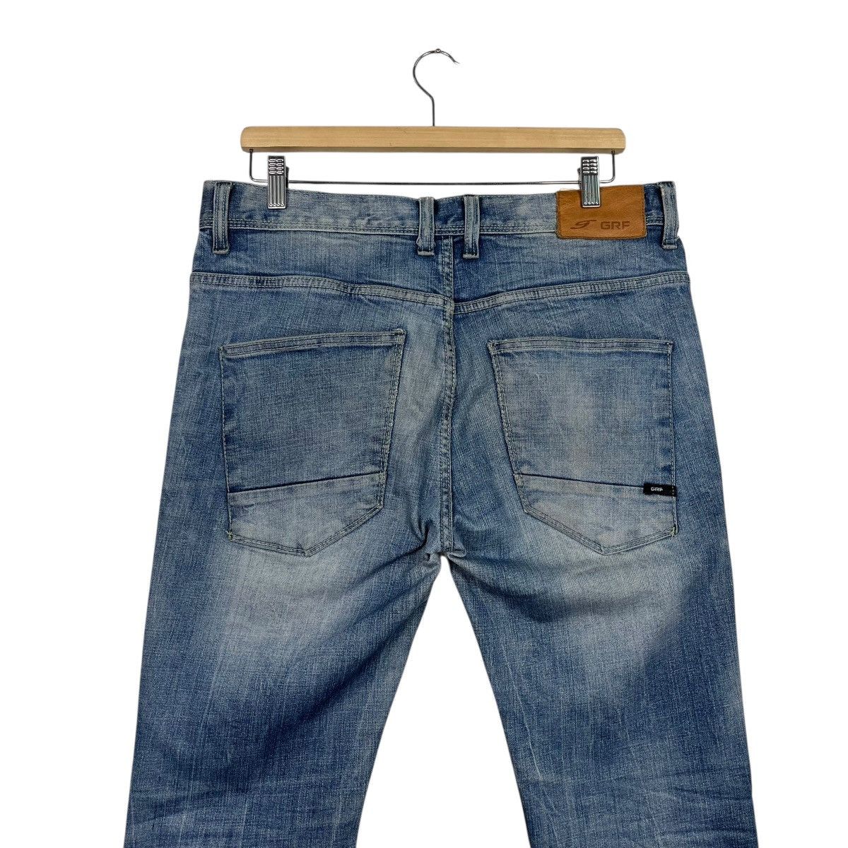Other Vintage GRF Distressed Denim Jeans Size US 34 / EU 50 - 9 Thumbnail