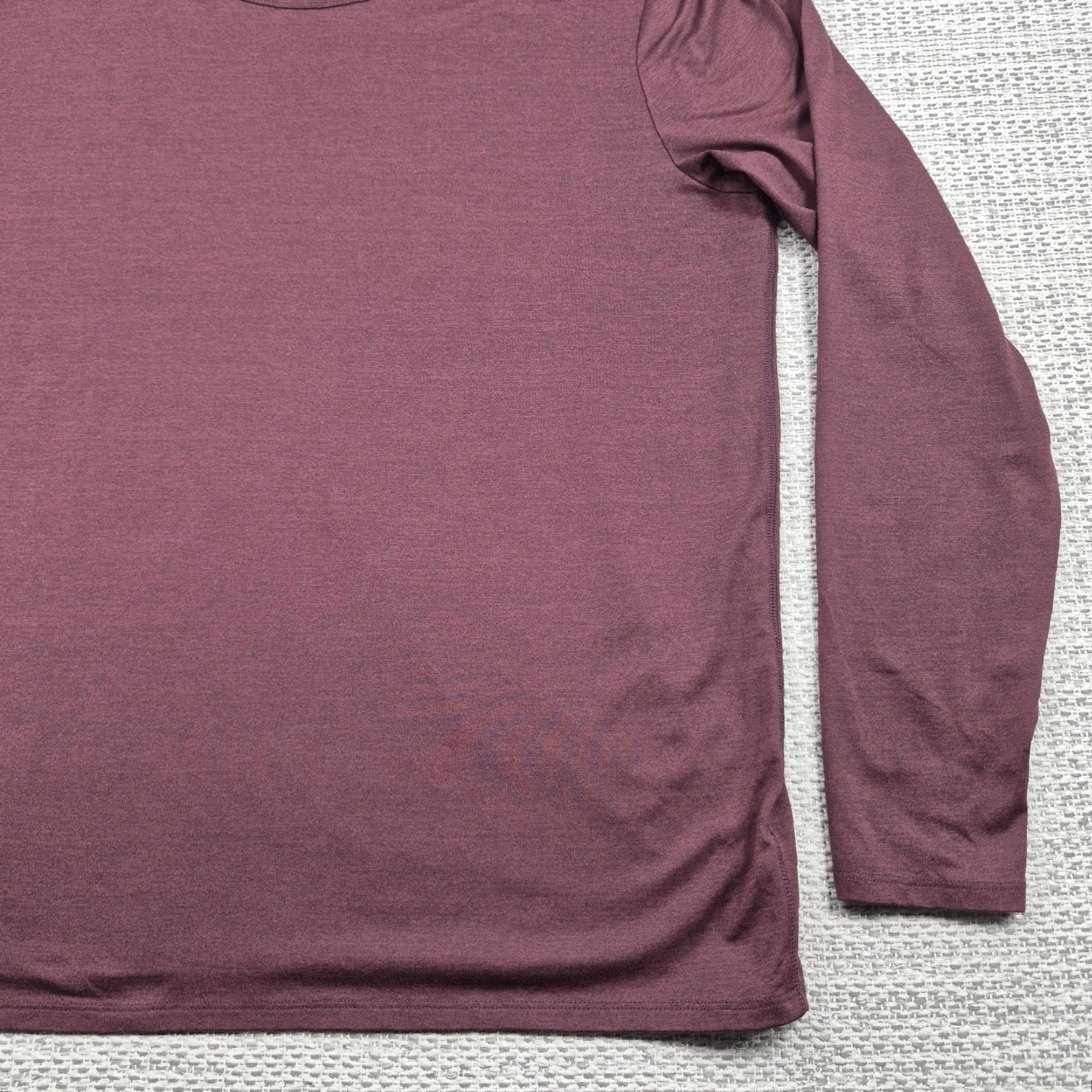 Quince Quince Shirt Mens XL Purple Long Sleeve Lightweight Stretch Crewneck Casual Tee Shirt Size US XL / EU 56 / 4 - 2 Thumbnail