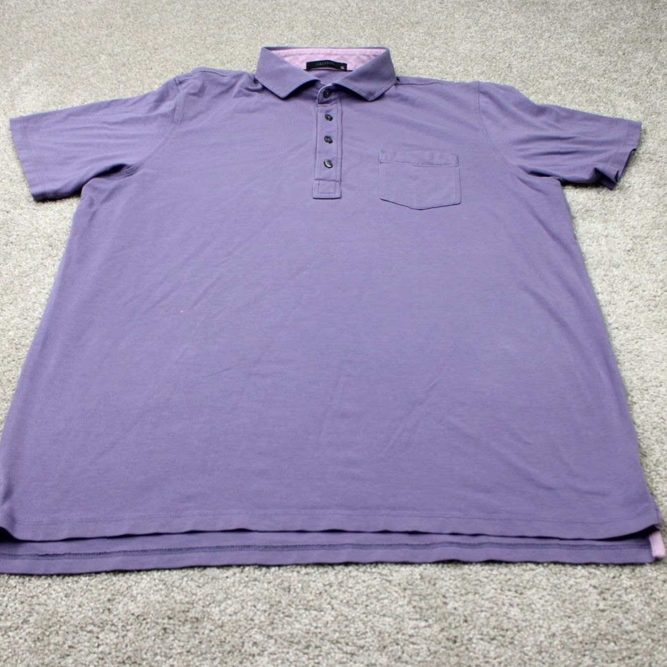 Vintage Greyson Polo Shirt Mens XL Purple Golf Polyester Blend Short Sleeve Pullover Shirt Polo Size US XL / EU 56 / 4 - 3 Thumbnail