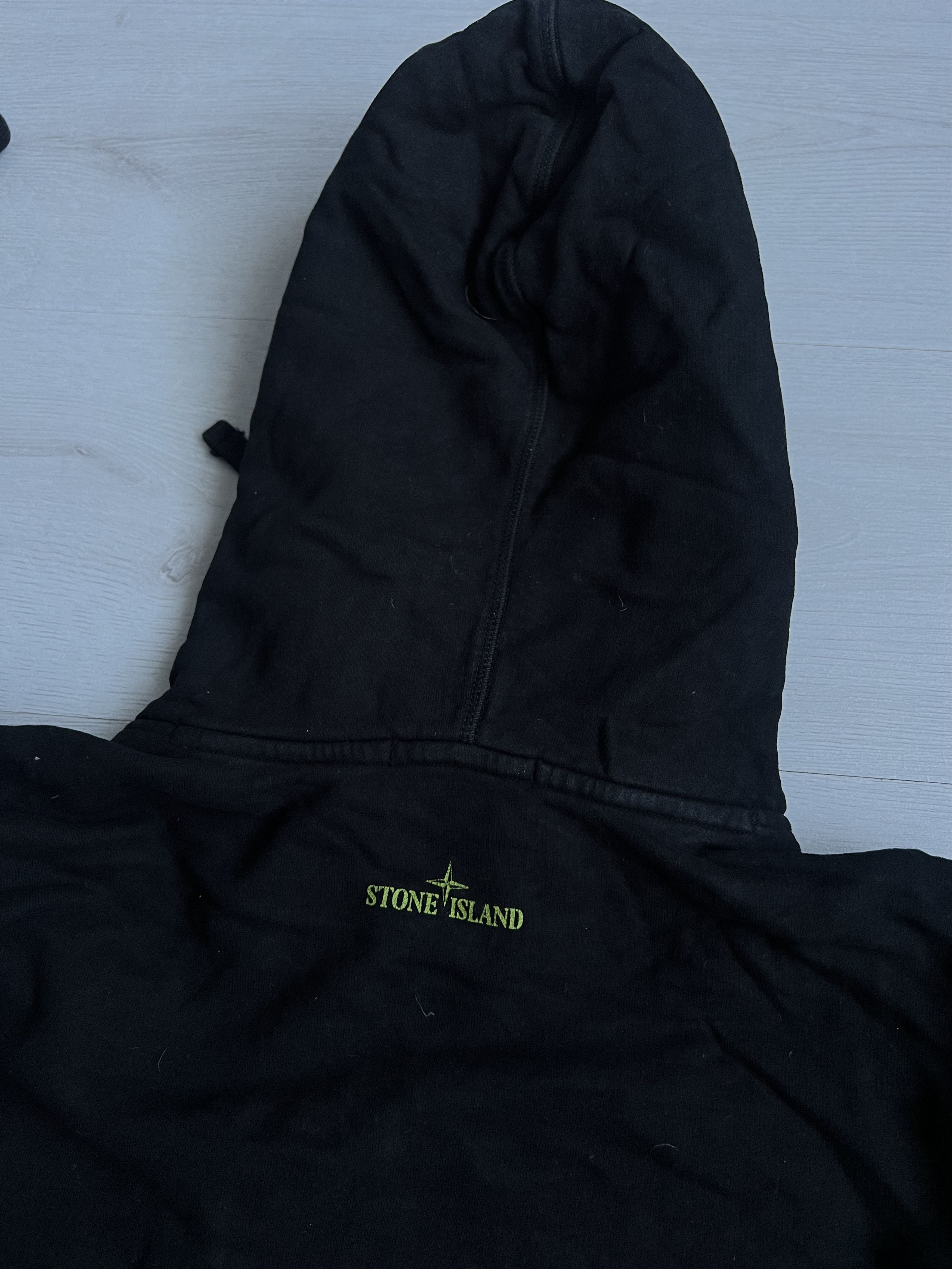 Stone Island STONE ISLAND Faded Compass Hooded Sweatshirt Size US XL / EU 56 / 4 - 4 Thumbnail