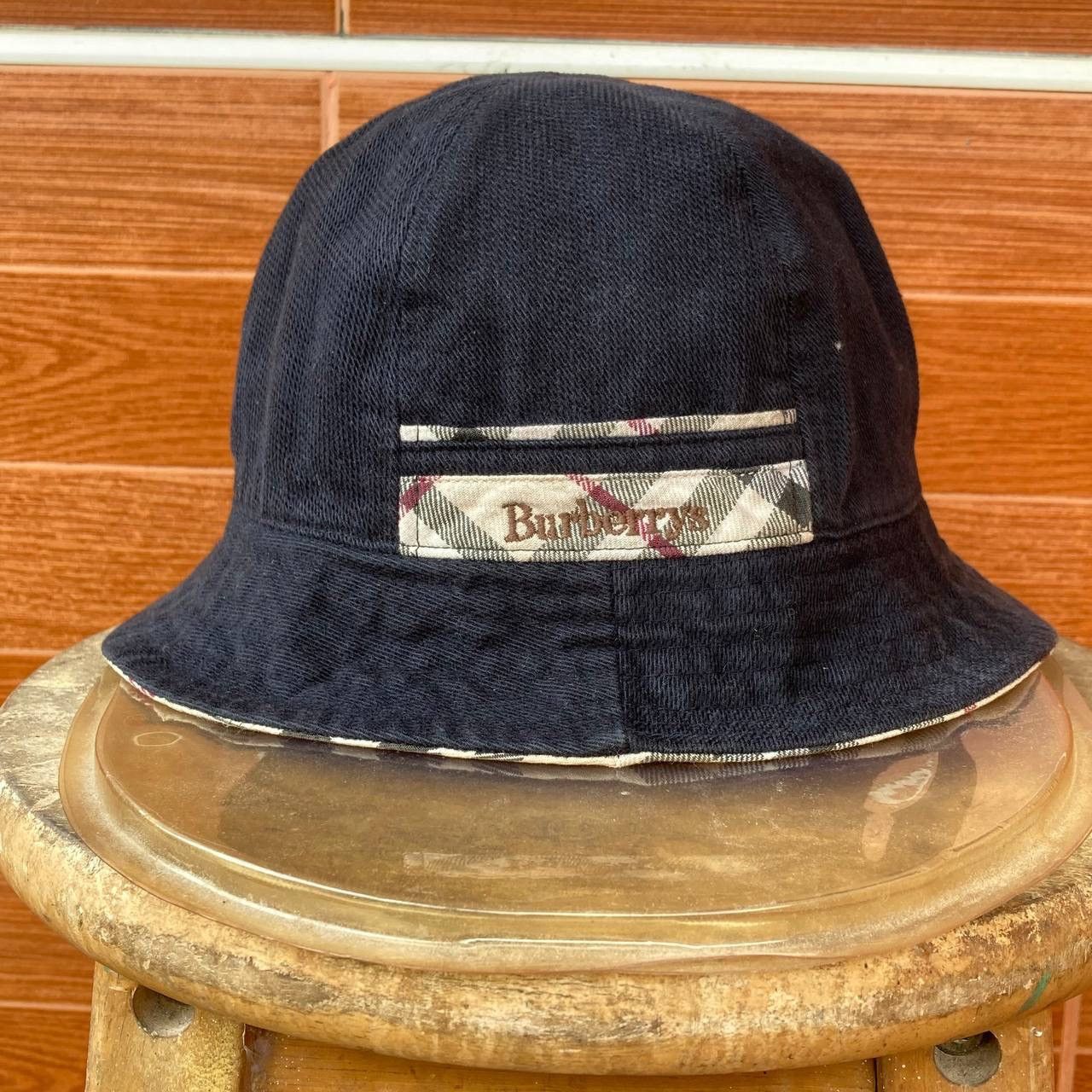 Burberrys Nova Check Revisble Bucket Hat Accessories
