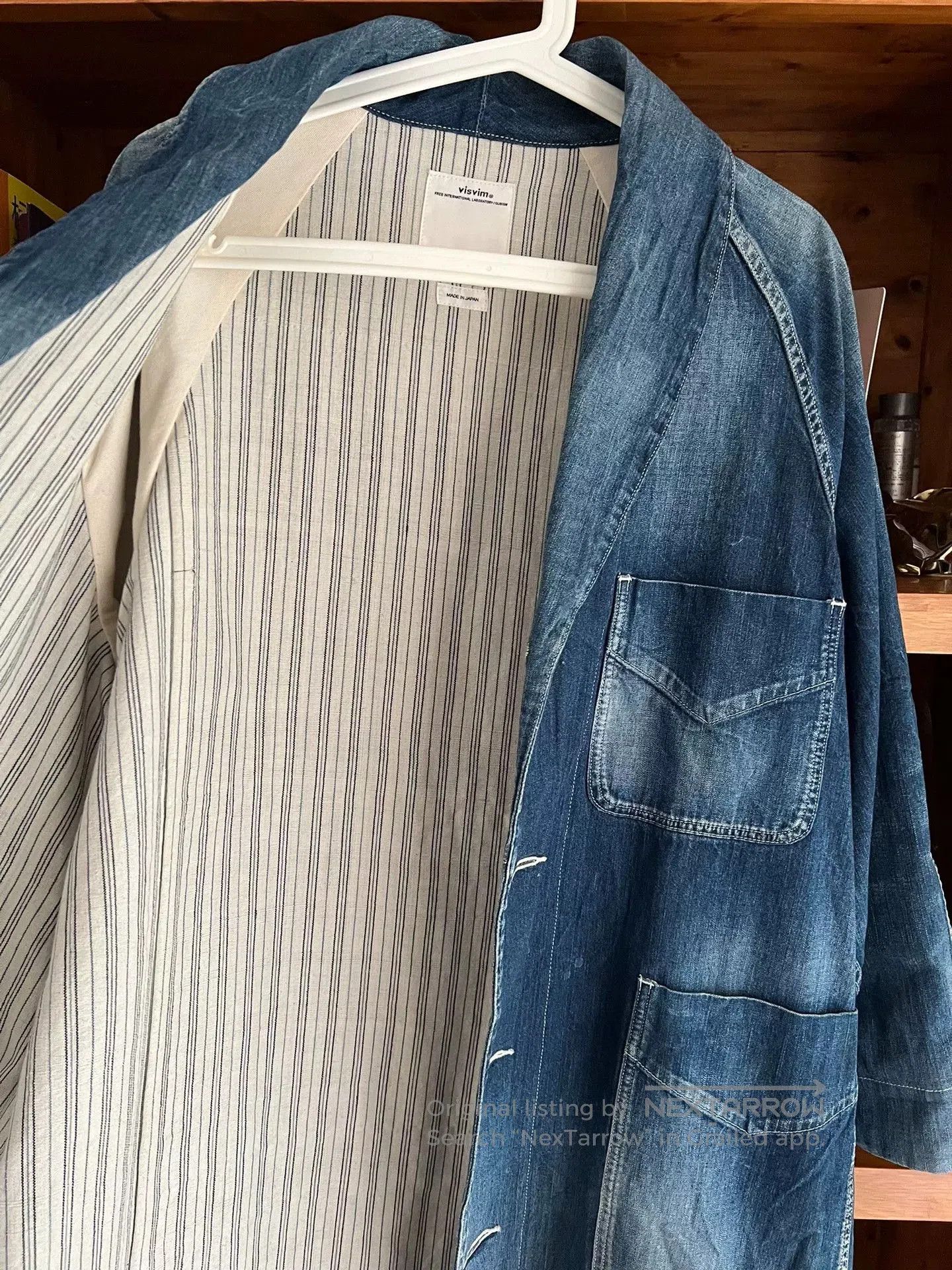 Visvim visvim four corners coat in blue denim. Size US M / EU 48-50 / 2 - 8 Thumbnail