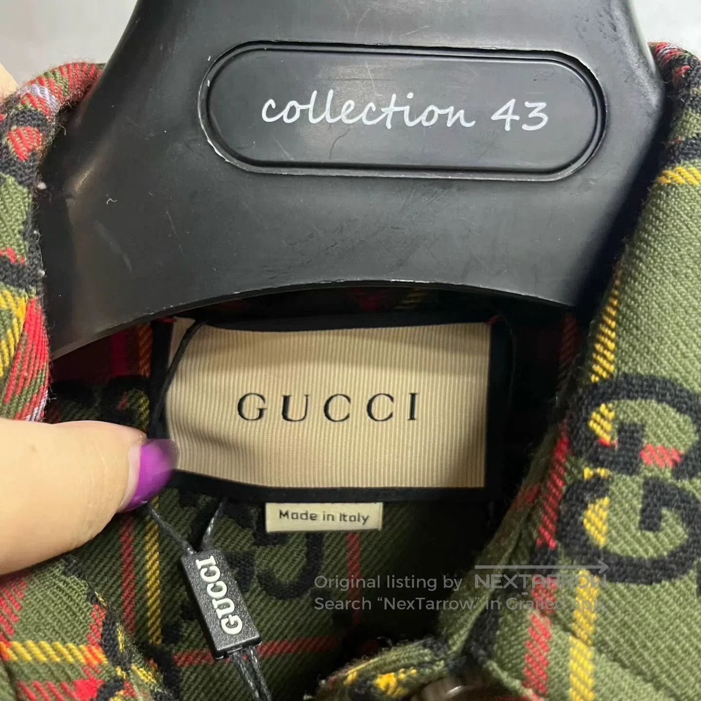 Gucci gucci red patterned long sleeve button-up shirt. Size US M / EU 48-50 / 2 - 3 Thumbnail