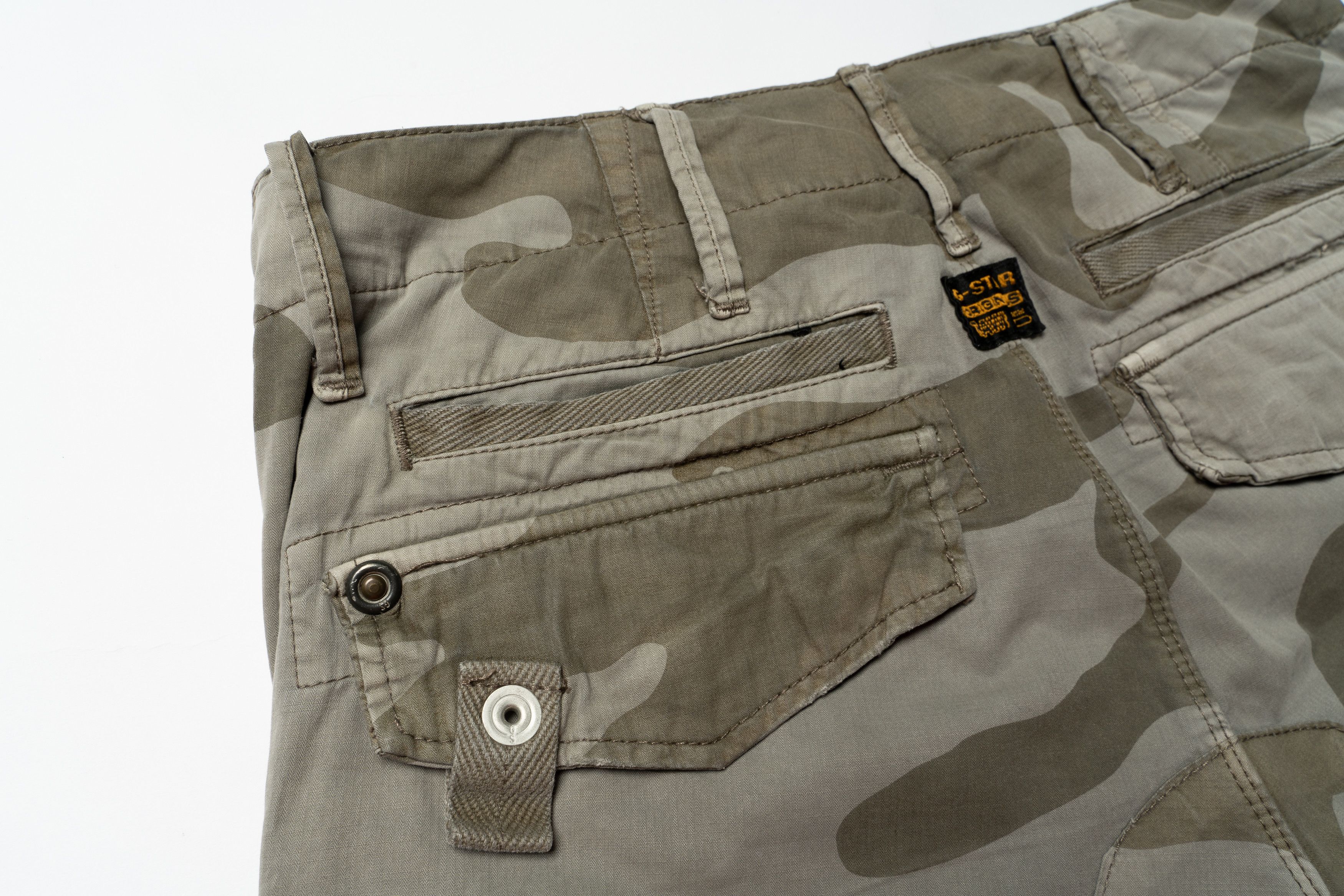 G-Star 🔵G-STAR RAW Vtg Army Rovic Belt Tapered Cargo Camo Pants Size US 30 / EU 46 - 15 Thumbnail