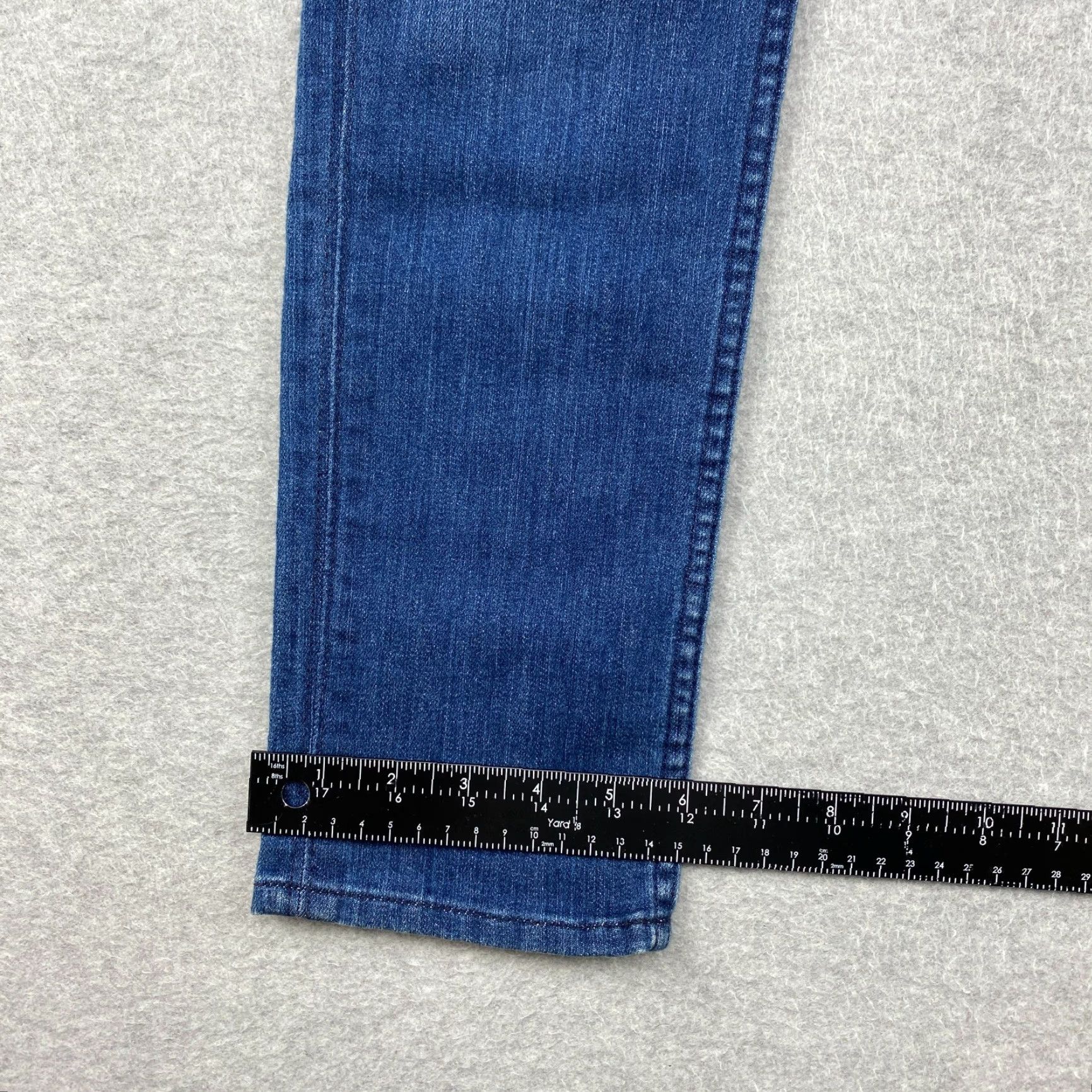 Hudson Hudson Jeans Womens Flap Skinny Ankle 26 Blue Distressed Stretch Denim Regular Size 26" / US 2 / IT 38 - 7 Thumbnail