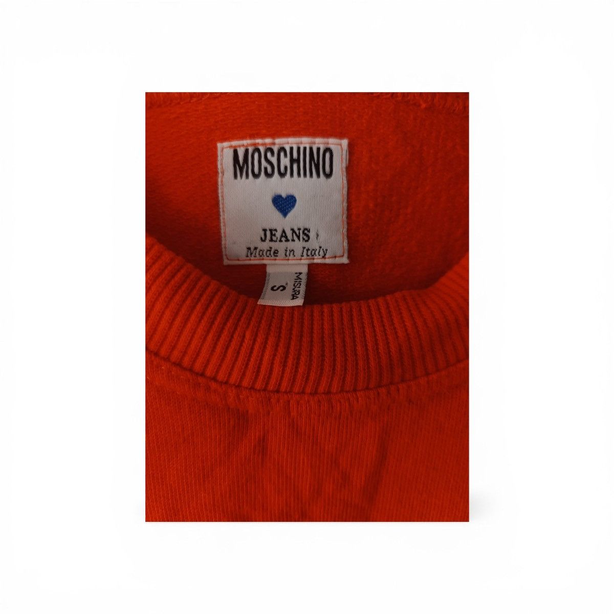 Moschino Vintage Moschino Jeans Graphic Sweatshirt — Made in Italy Size US S / EU 44-46 / 1 - 2 Thumbnail