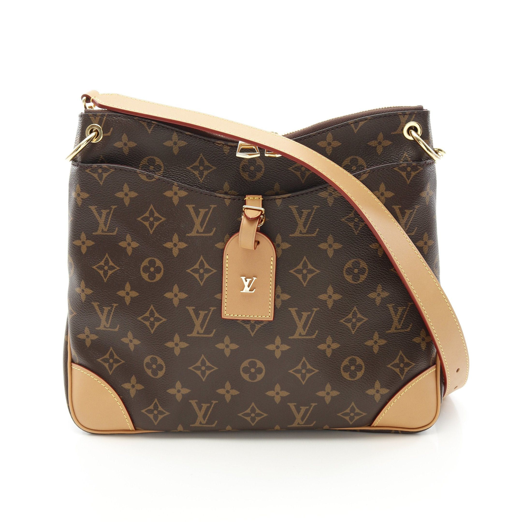 Louis Vuitton Louis Vuitton Odeon Nm Mm Monogram Shoulder Bag Leather Brown Size ONE SIZE - 1 Thumbnail