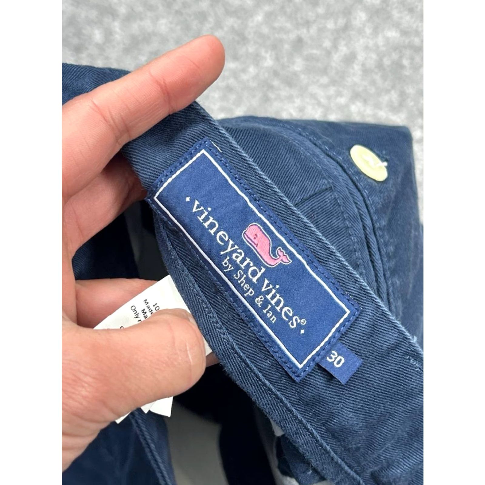 Vineyard Vines Vineyard Vines Club Chino Shorts Mens 30 Blue Cotton Twill Mid Rise Performance Short Size US 30 / EU 46 - 7 Thumbnail