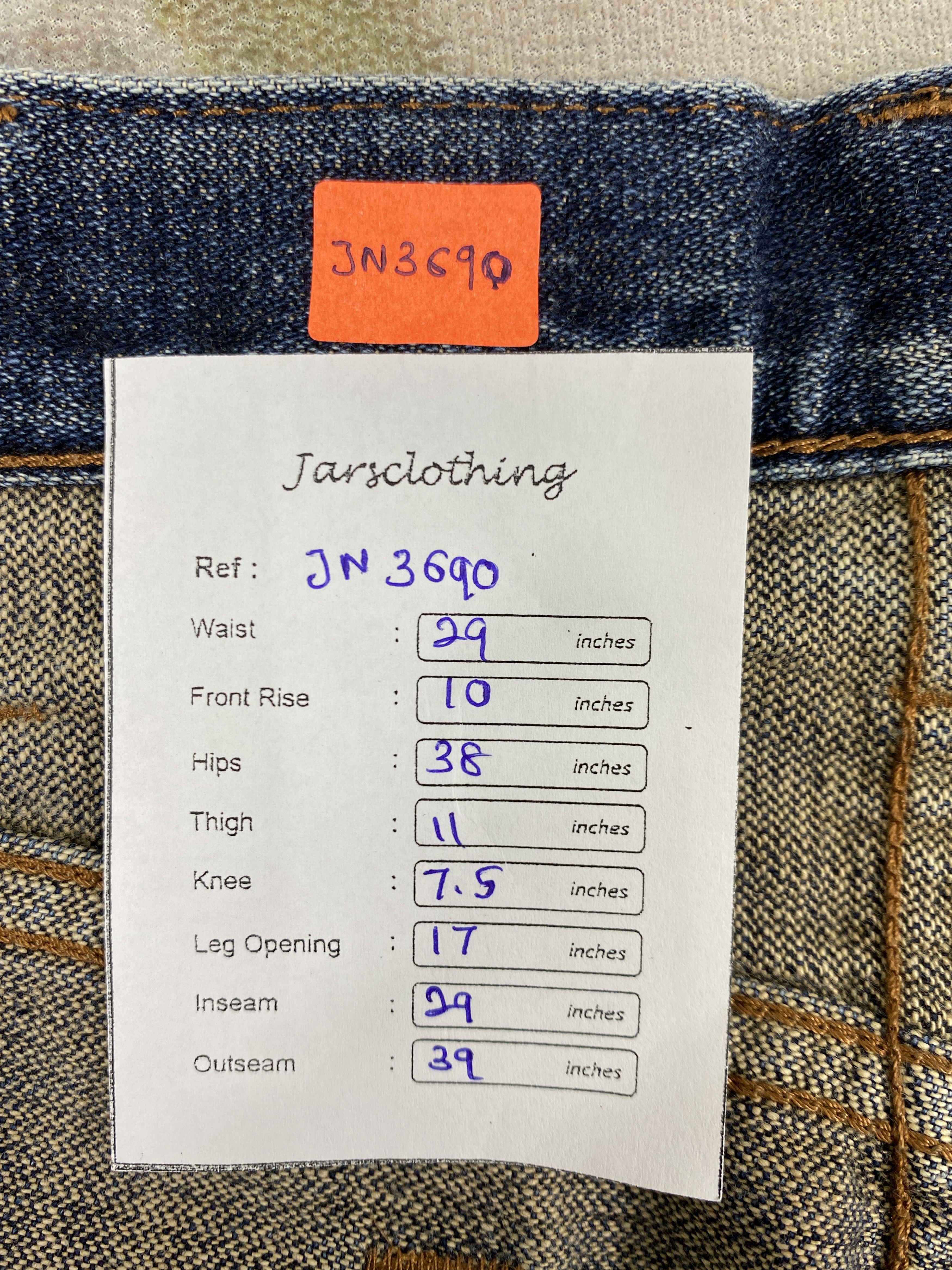 If Six Was Nine Vintage Wrangler Flare Boot Cut Jeans 29x29 Denim- JN3690 Size US 29 - 8 Thumbnail