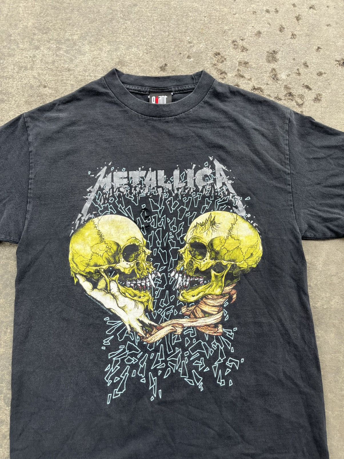 Metallica Vintage “Sad But True” Metallica 1992 Band Tee Size US M / EU 48-50 / 2 - 2 Thumbnail