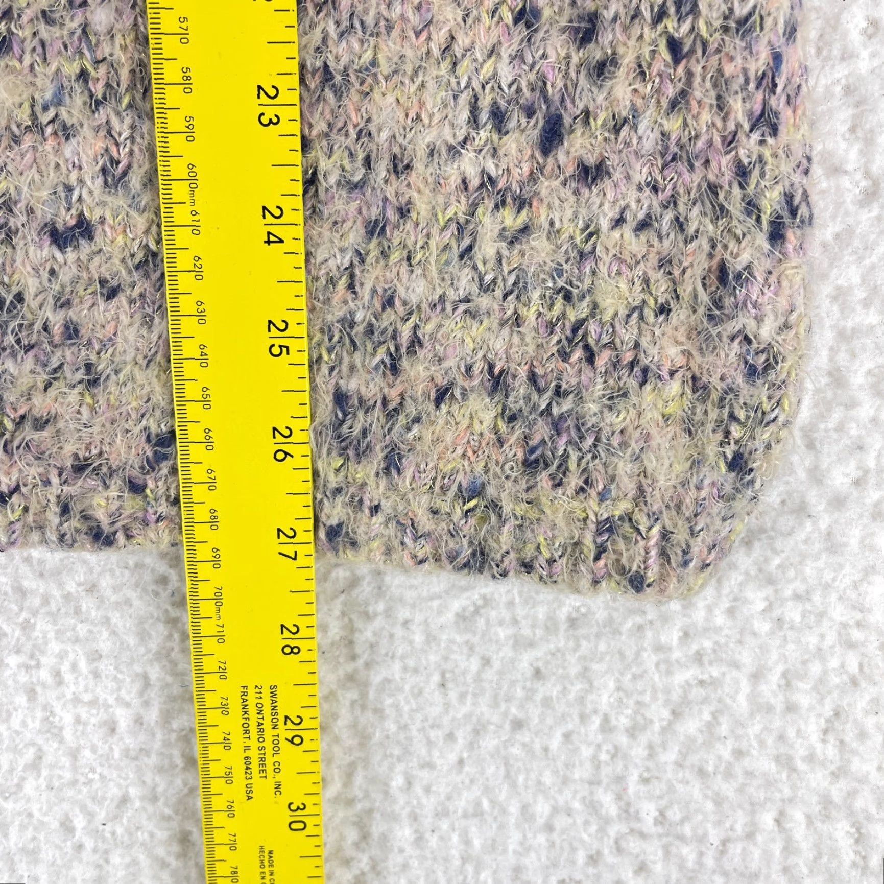 Lou & Grey Lou & Grey Ivory Fuzzy Knit Sweater Womens Pullover 3/4 Sleeve Size XS Size XS / US 0-2 / IT 36-38 - 7 Thumbnail