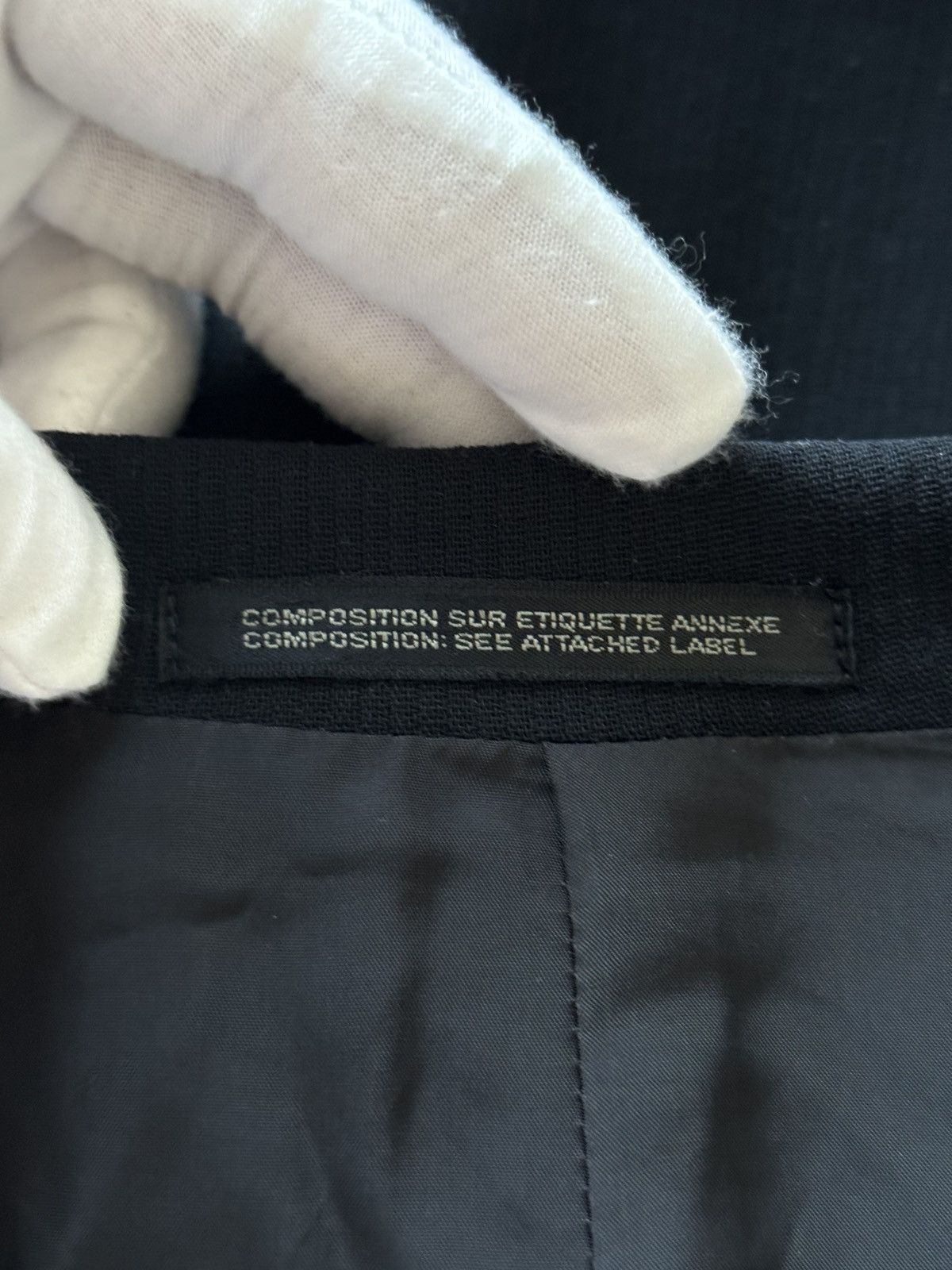 Yohji Yamamoto Y’s Yamamoto by Yohji Yamamoto black blazer sz L vintage Size L / US 10 / IT 46 - 8 Thumbnail