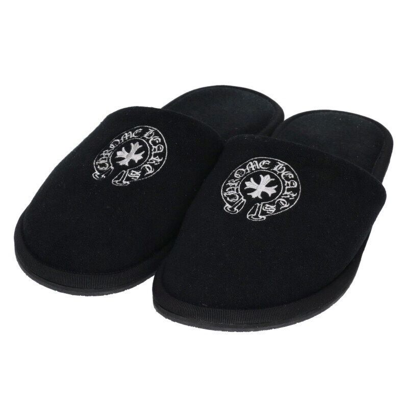 Chrome Hearts Horseshoe Embroidery Slippers
