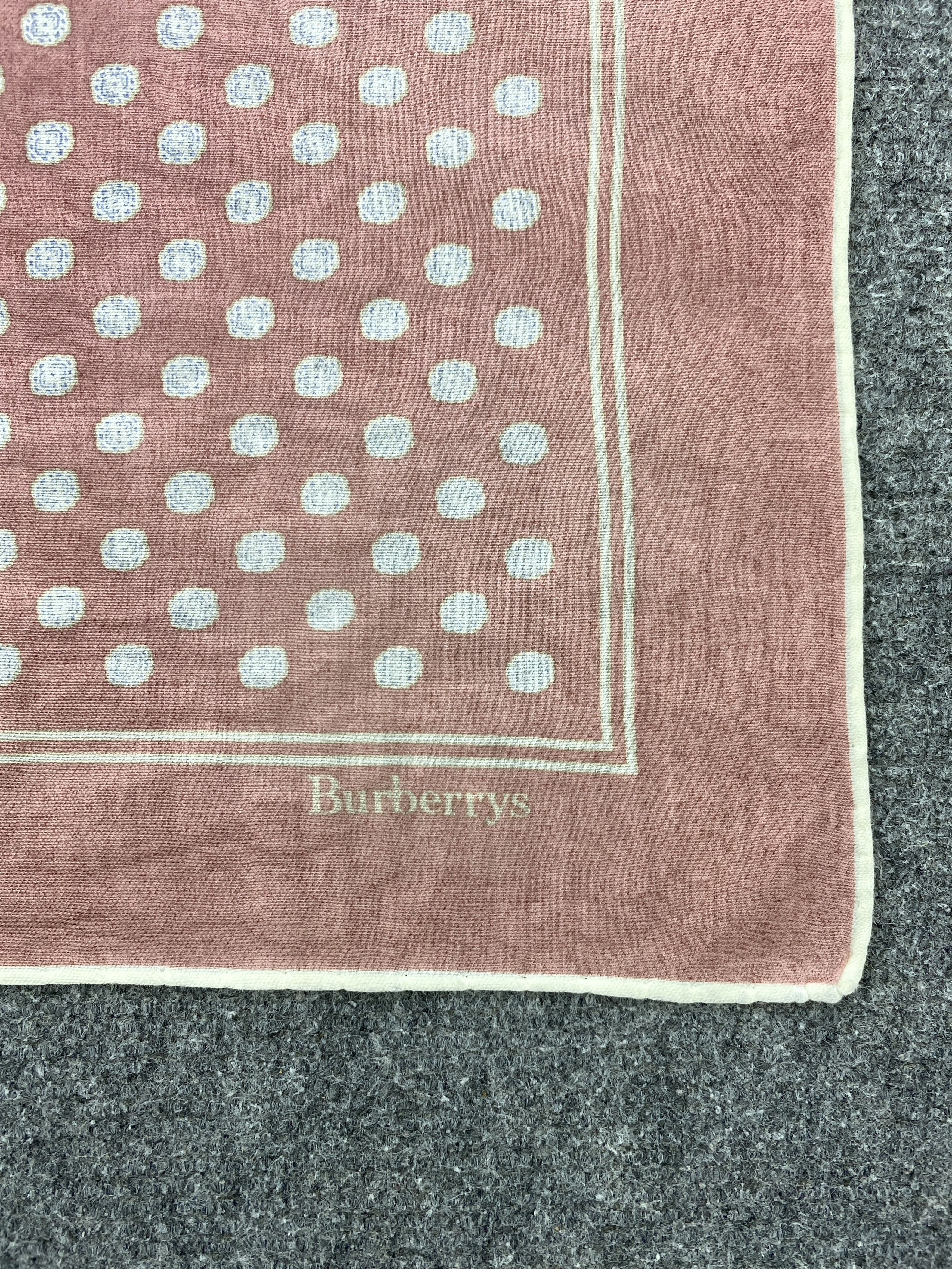 Burberry Burberry Polkadot Handkerchief Bandana / Neckerchief HKC0721 Size ONE SIZE - 5 Thumbnail