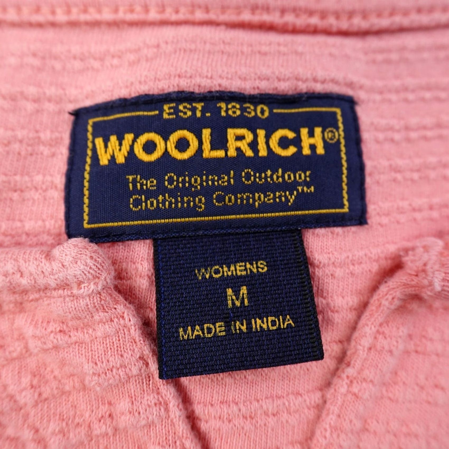 Vintage Woolrich Shirt Womens M Pink Knit Casual Outdoor Preppy Cotton T-Shirt Shoes? Size M / US 6-8 / IT 42-44 - 4 Thumbnail