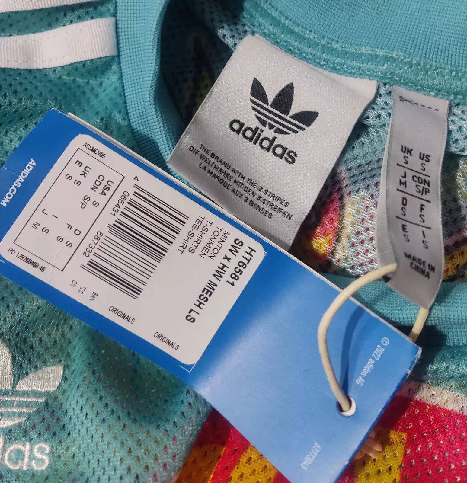 Adidas Adidas Originals Wotherspoon Hot Wheels Long Sleeve HT6581 Size US S / EU 44-46 / 1 - 3 Thumbnail