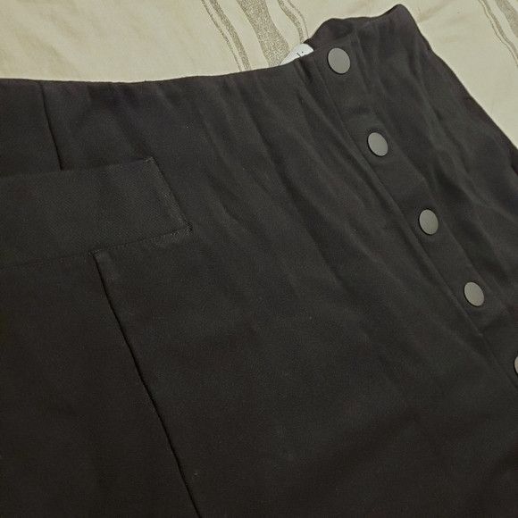 Other Cabi Black Ponte Utility A-Line Skirt SZ:10 Size 32" / US 10 / IT 46 - 3 Thumbnail