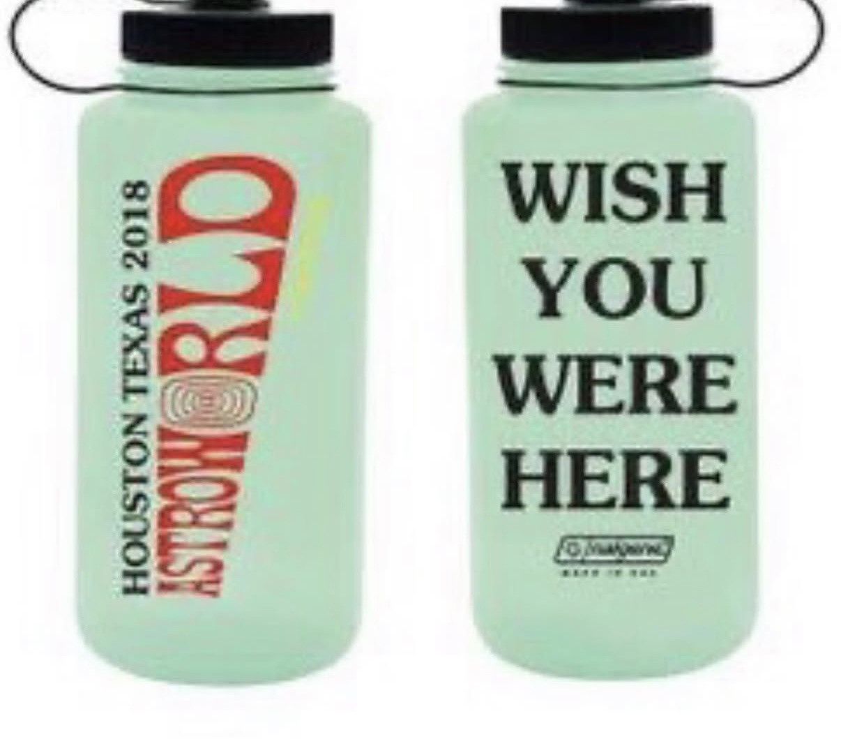 Travis Scott Travis Scott Astroworld 2018 Glow in the Dark Water Bottle Size ONE SIZE - 6 Thumbnail