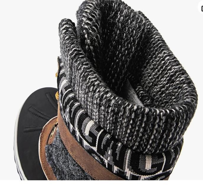 NBDN Nobrandedon Women's Waterproof Winter Boots Snow Boots SIZE 7 1/2 Size US 7.5 / IT 37.5 - 4 Thumbnail