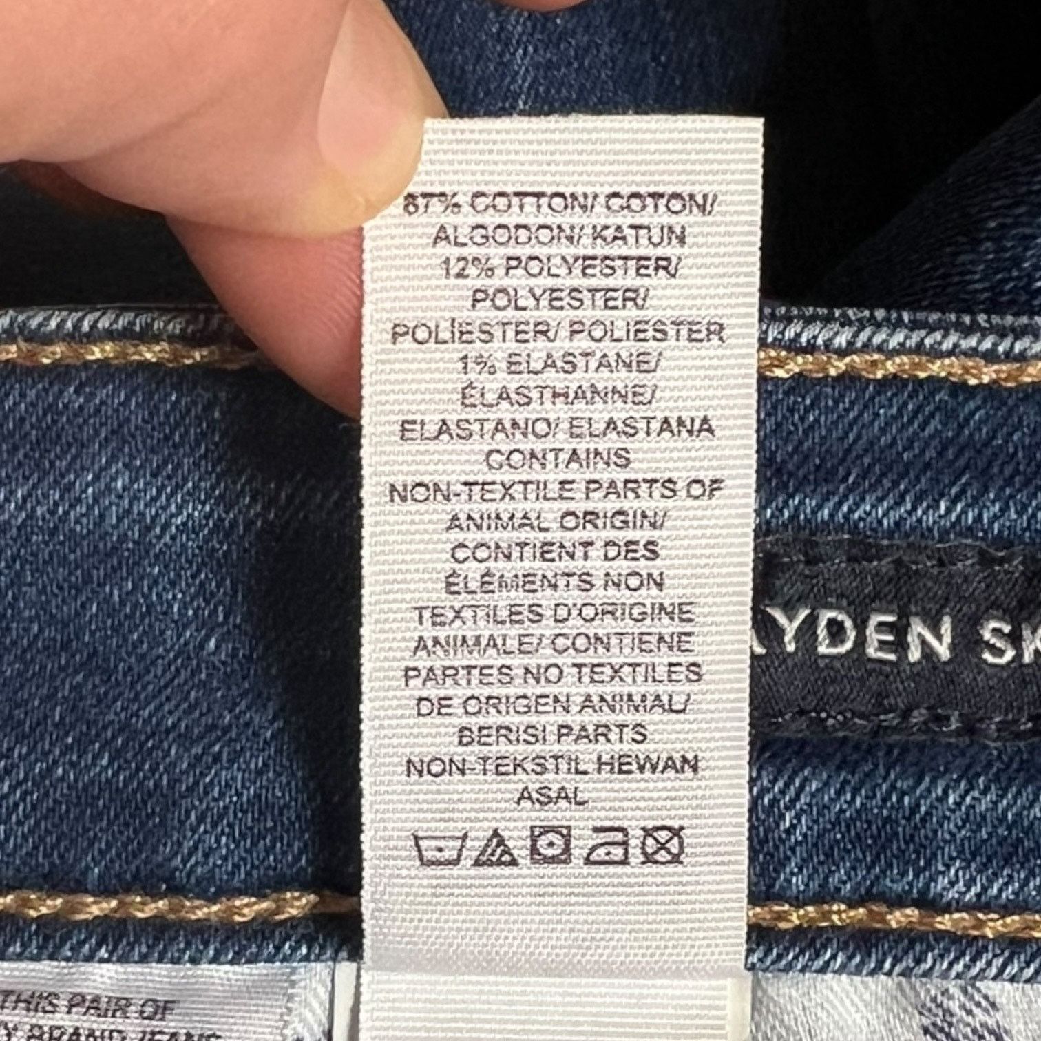 Lucky Brand Lucky Brand Hayden Skinny Women's 6/28 Ankle Blue Stretch Size 28" / US 6 / IT 42 - 7 Thumbnail