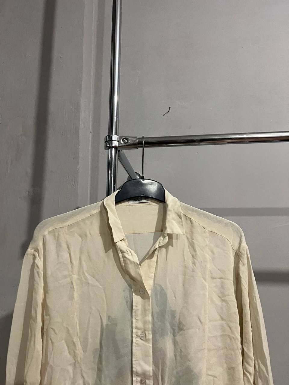 Acne Studios ACNE STUDIOS CRYSTAL PICTURE WOMEN SILK BUTTON BLOUSE SHIRT Size XS / US 0-2 / IT 36-38 - 5 Thumbnail