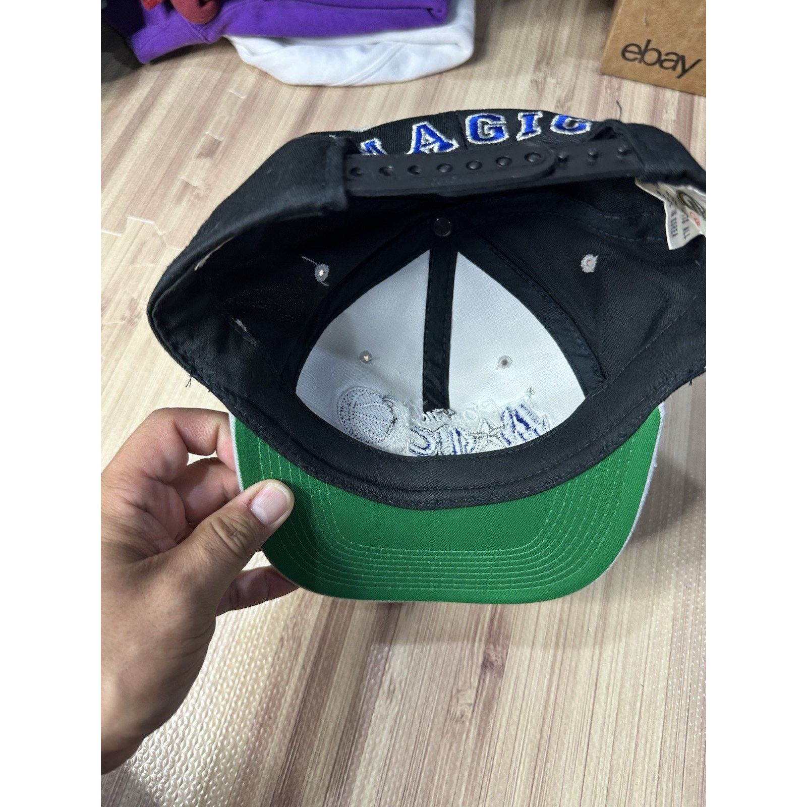 & Other Stories Vintage Grossman Black Gray Orlando Magic SnapBack G Cap Size ONE SIZE - 8 Thumbnail
