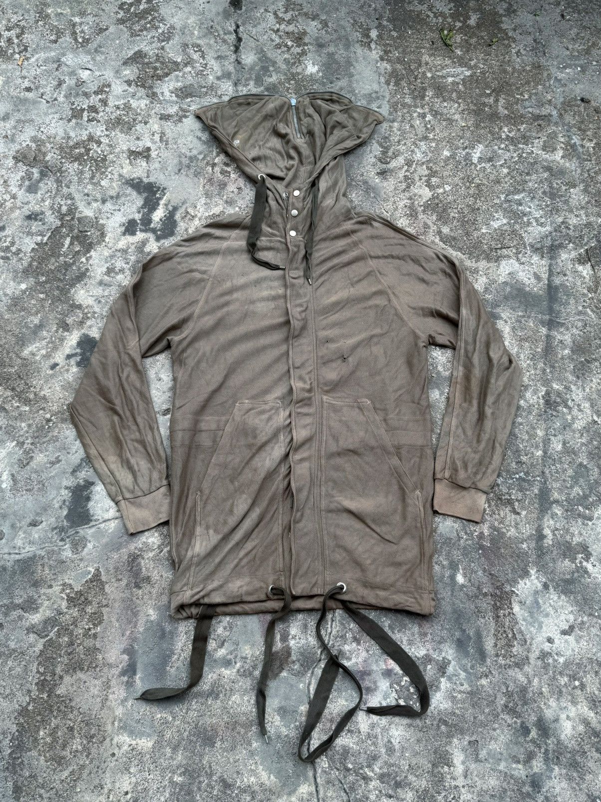 Marc Jacobs Marc Jacobs Military Trashed Hoodie Jacket Size US M / EU 48-50 / 2 - 2 Thumbnail