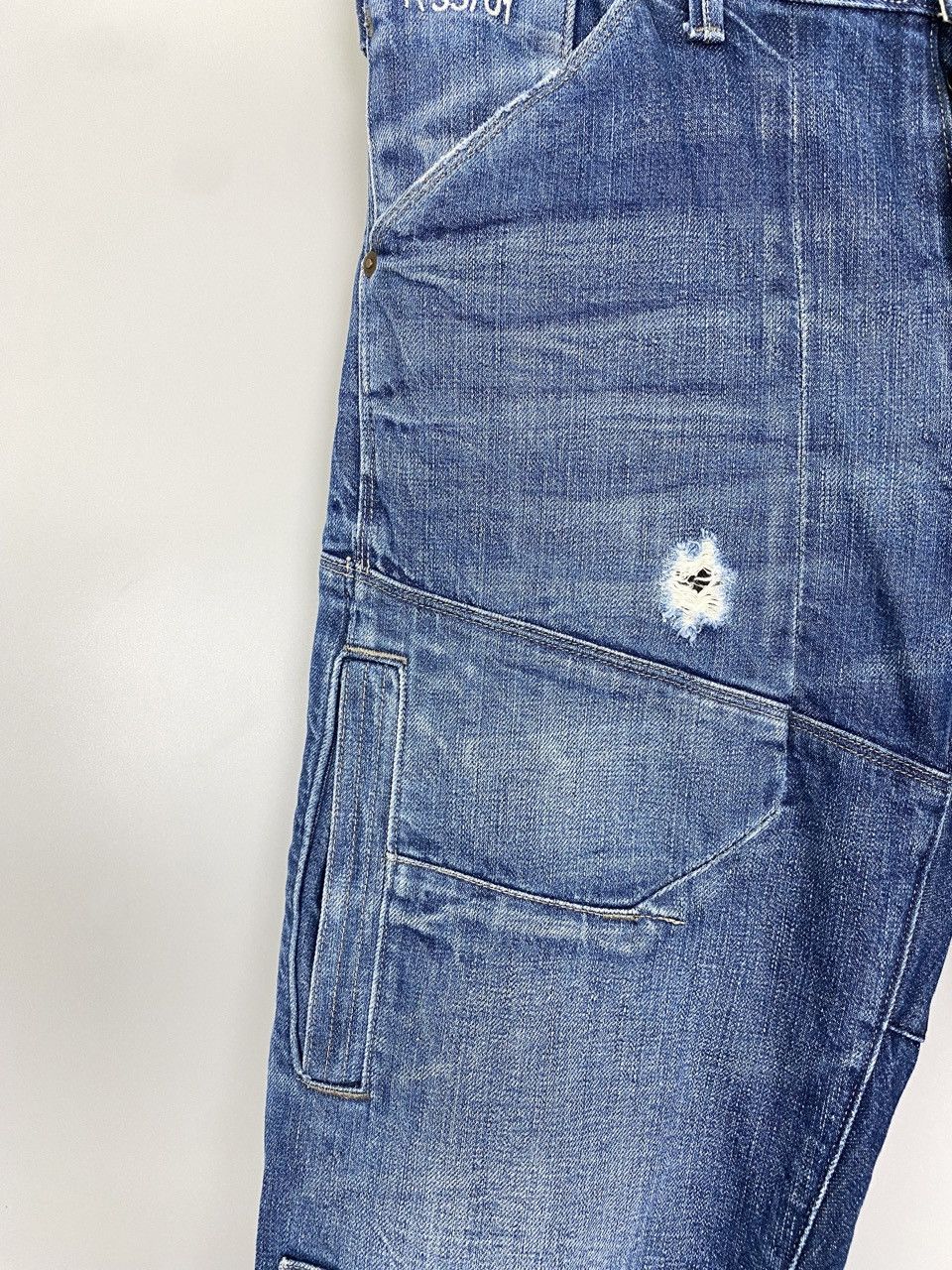 G-Star G-Star Raw 5620 Trail Tapered Distressed Denim Jeans Size US 31 - 4 Thumbnail