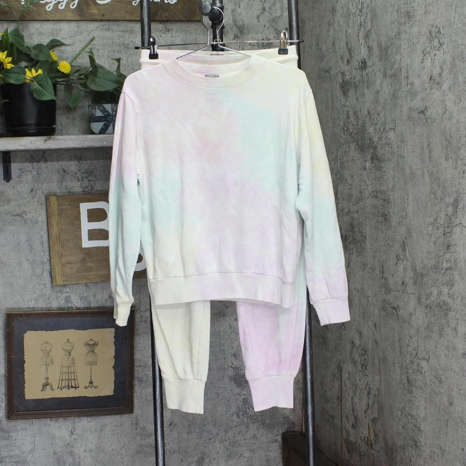 Gap Gap Womens Fleece Lounge Set Pants Top Pink Tie Dye Multi Xs Size 26" / US 2 / IT 38 - 1 Thumbnail