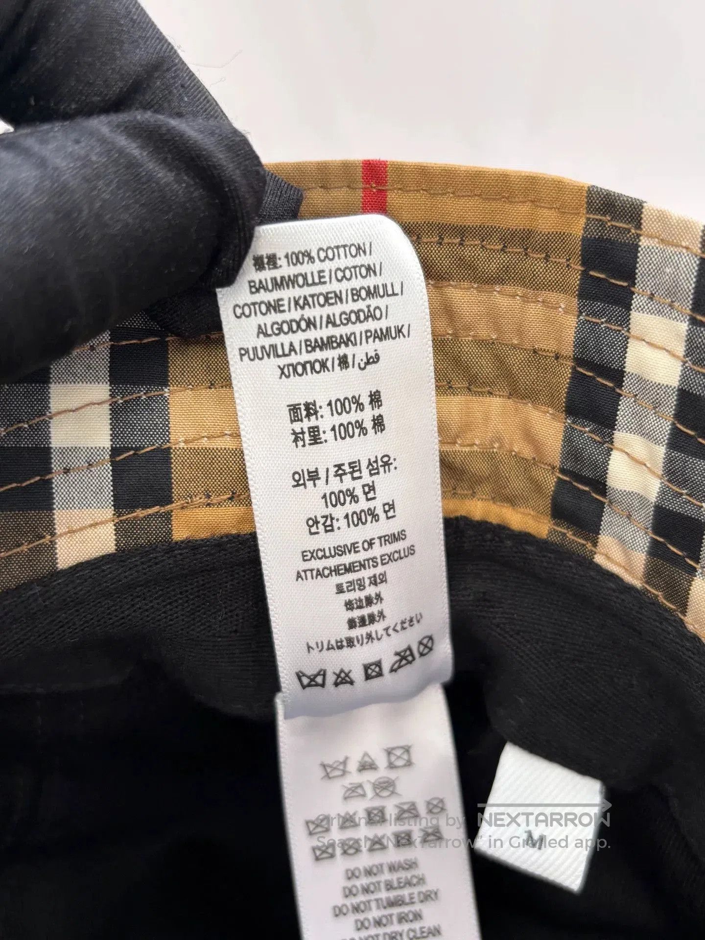 Burberry Burberry Classic Check Bucket Hat. Size ONE SIZE - 7 Thumbnail