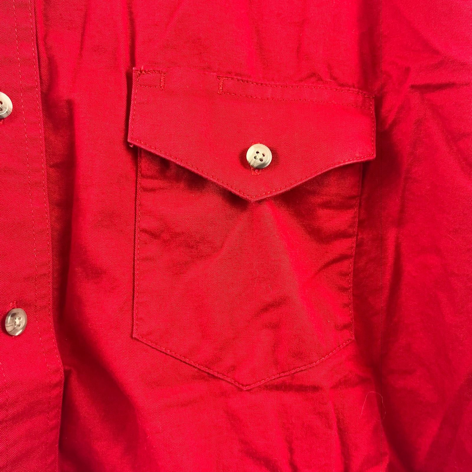 Wrangler Vintage 90's Wrangler Shirt Men's XL Heavy Duty Brushpopper Size US XL / EU 56 / 4 - 4 Thumbnail
