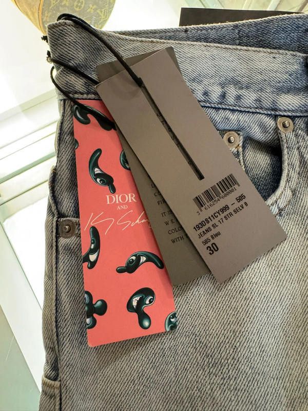 Dior Dior X Kenny Scharf Denim Jeans Size US 30 / EU 46 - 6 Thumbnail