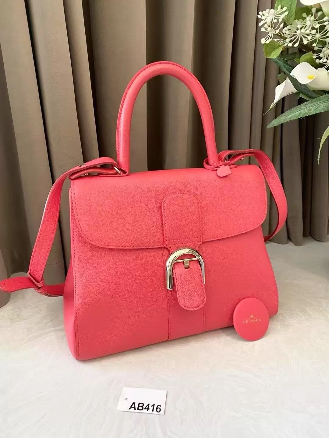 Delvaux Delvaux Brillant M Bag Mirror New 28x23x15 AB416 Size ONE SIZE - 4 Thumbnail