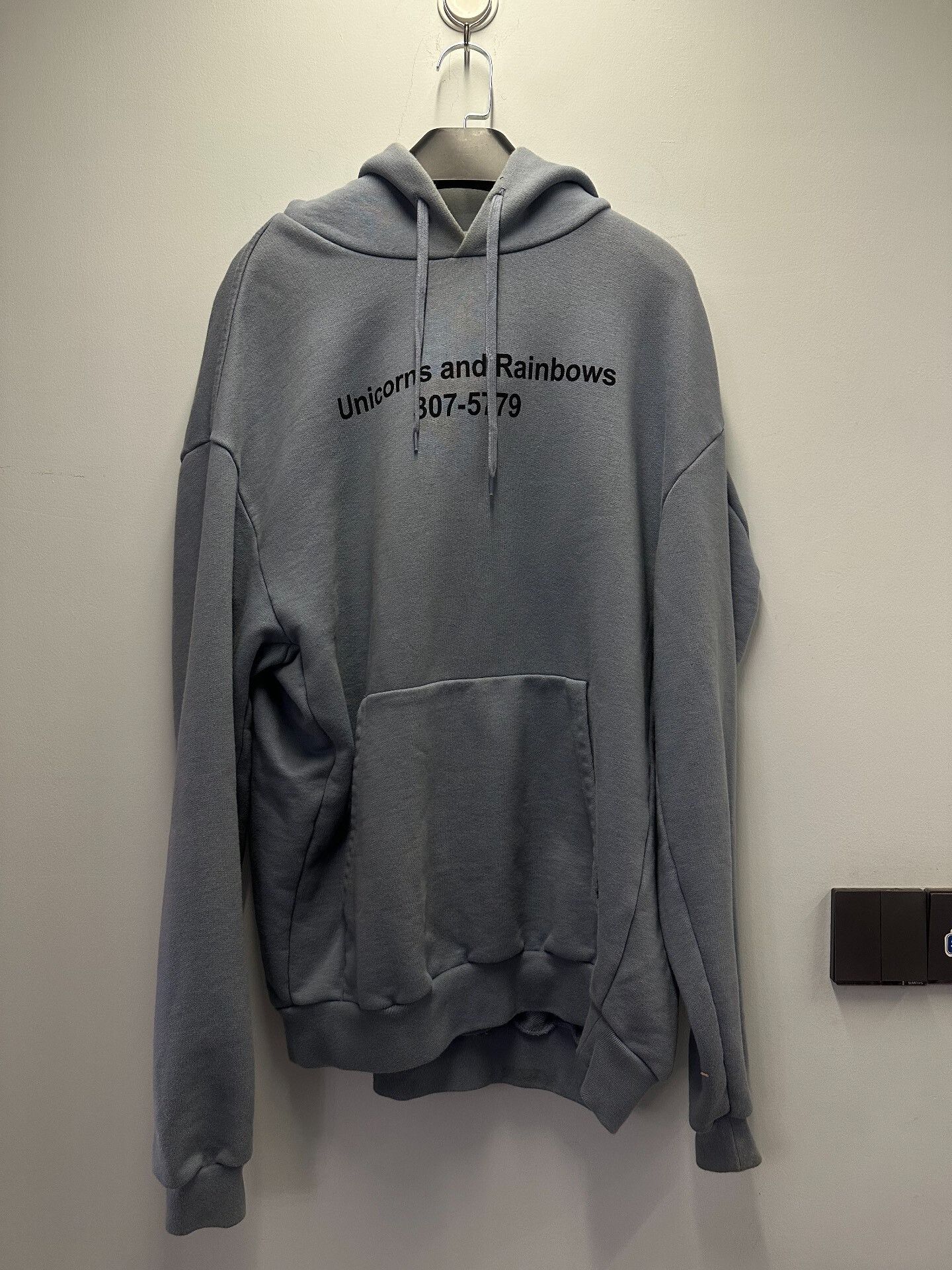 Vetements Blue Unicorn Sweatshirt Unisex Size S / US 4 / IT 40 - 1 Thumbnail