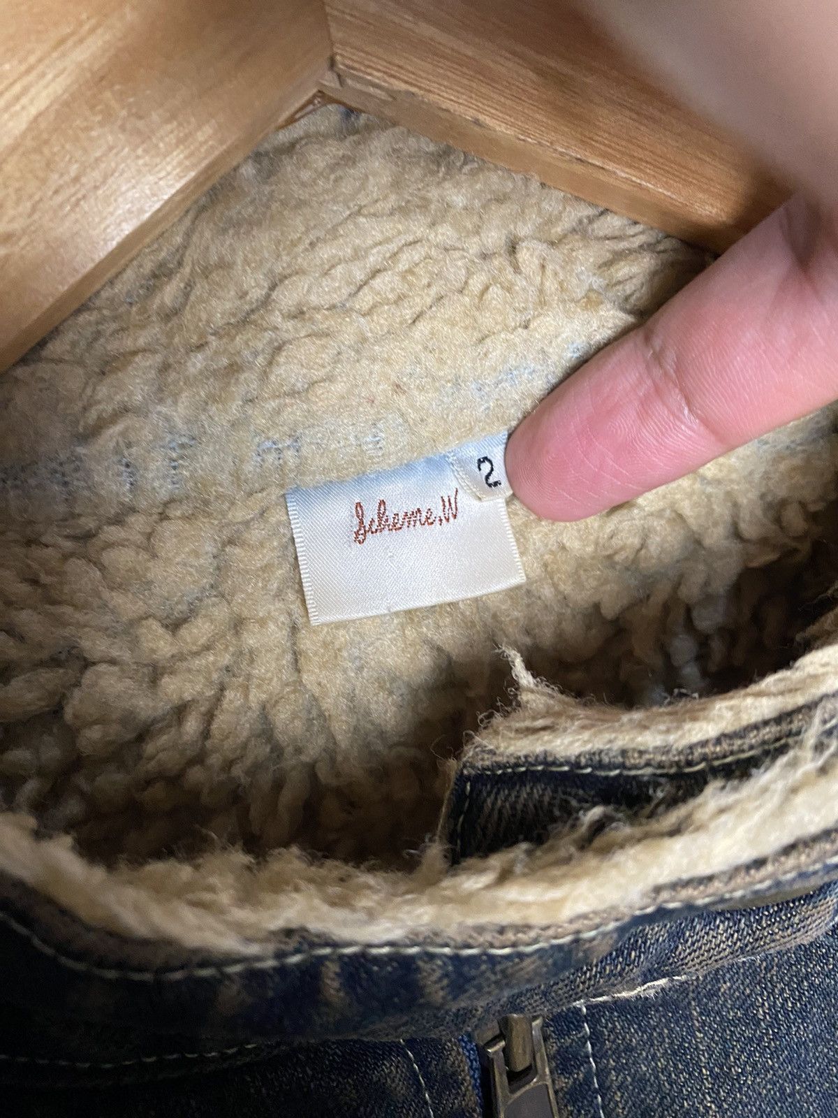 Japanese Brand Scheme.w Sherpa Denim Jacket Size US M / EU 48-50 / 2 - 9 Thumbnail