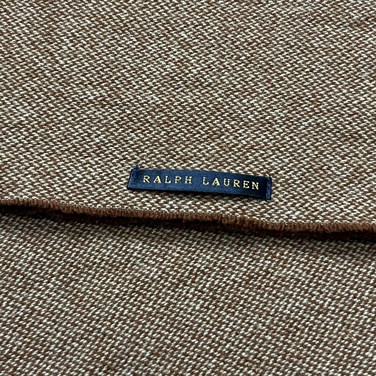 Ralph Lauren Ralph Lauren Reversible Wool Brown Wrap Size ONE SIZE - 6 Thumbnail