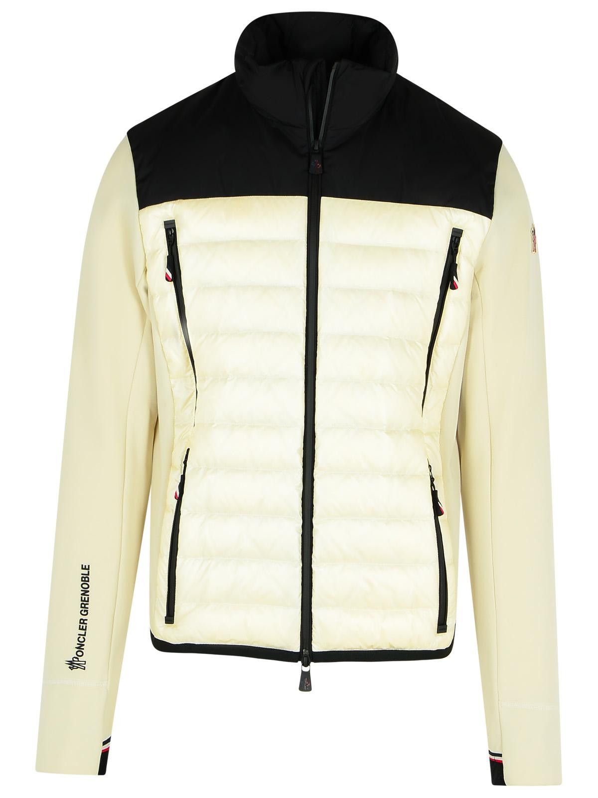 Moncler Grenoble MONCLER GRENOBLE Beige/Black Padded Sweatshirt In Polyester Blend Size US M / EU 48-50 / 2 - 1 Thumbnail