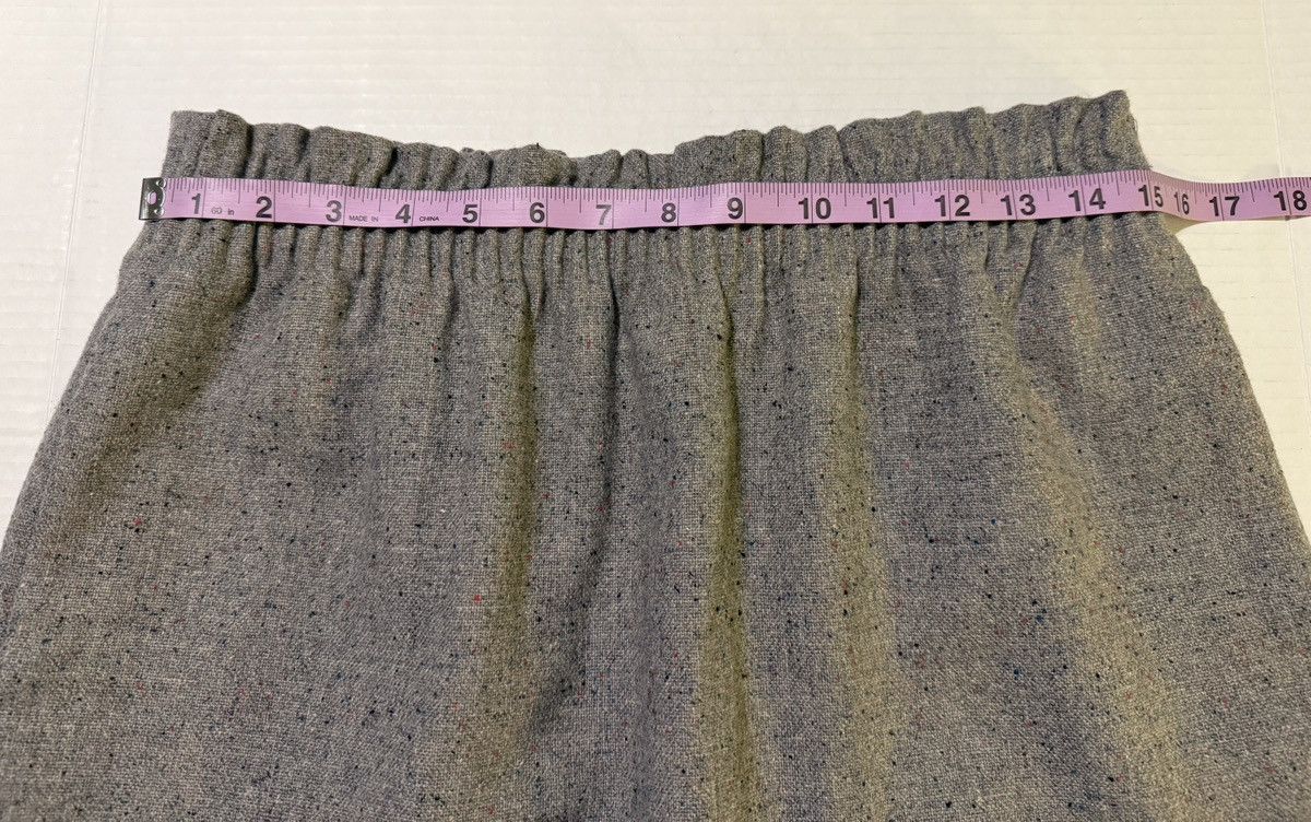 J.Crew J.Crew Grey Wool Sidewalk Elastic Waist ALine Mini Skirt Size 30" / US 8 / IT 44 - 9 Thumbnail