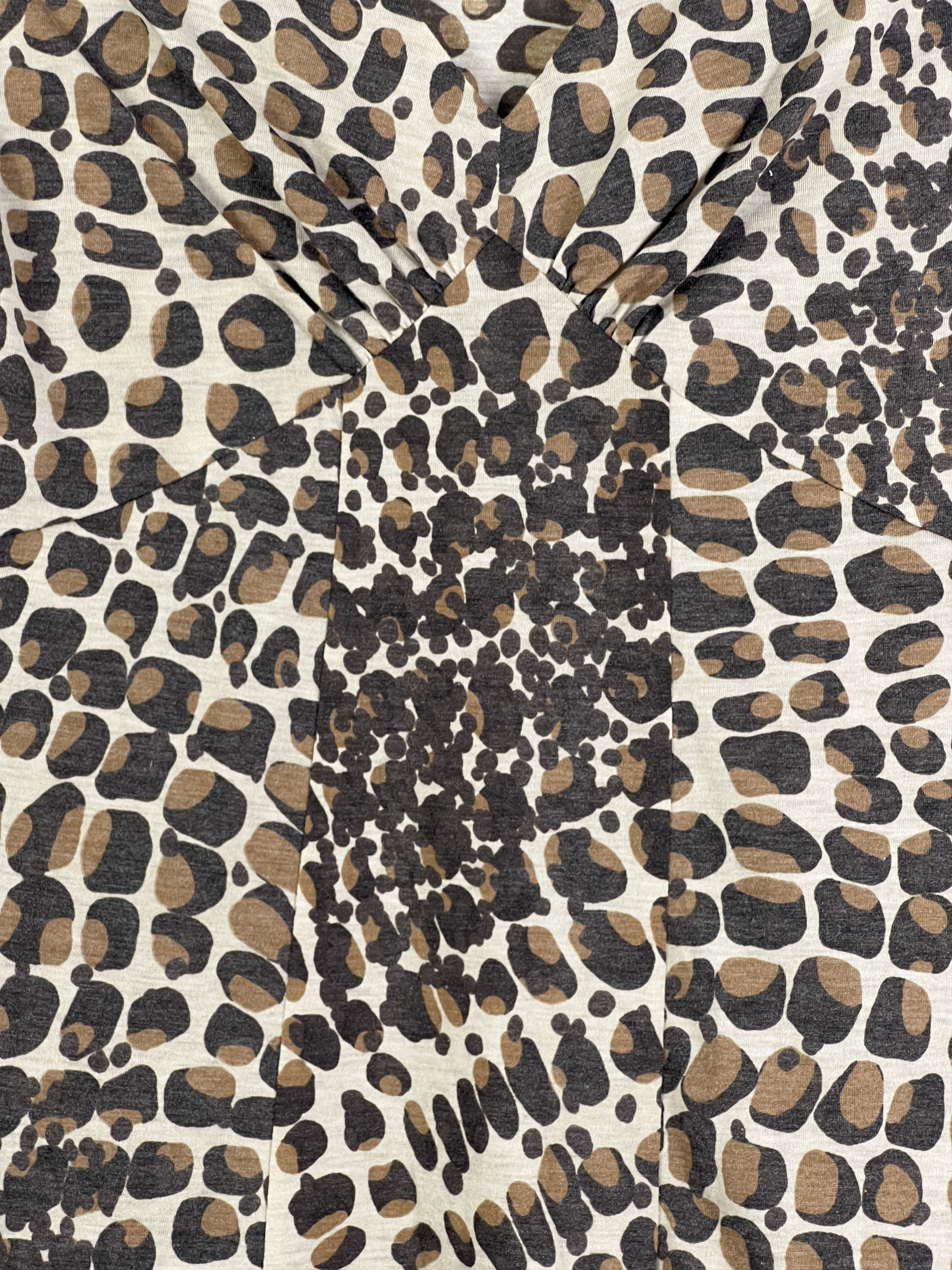 Japanese Brand Evex Y2K V-Neck Animal Printed L/S Blouse (40) GTMP347 Size M / US 6-8 / IT 42-44 - 2 Thumbnail