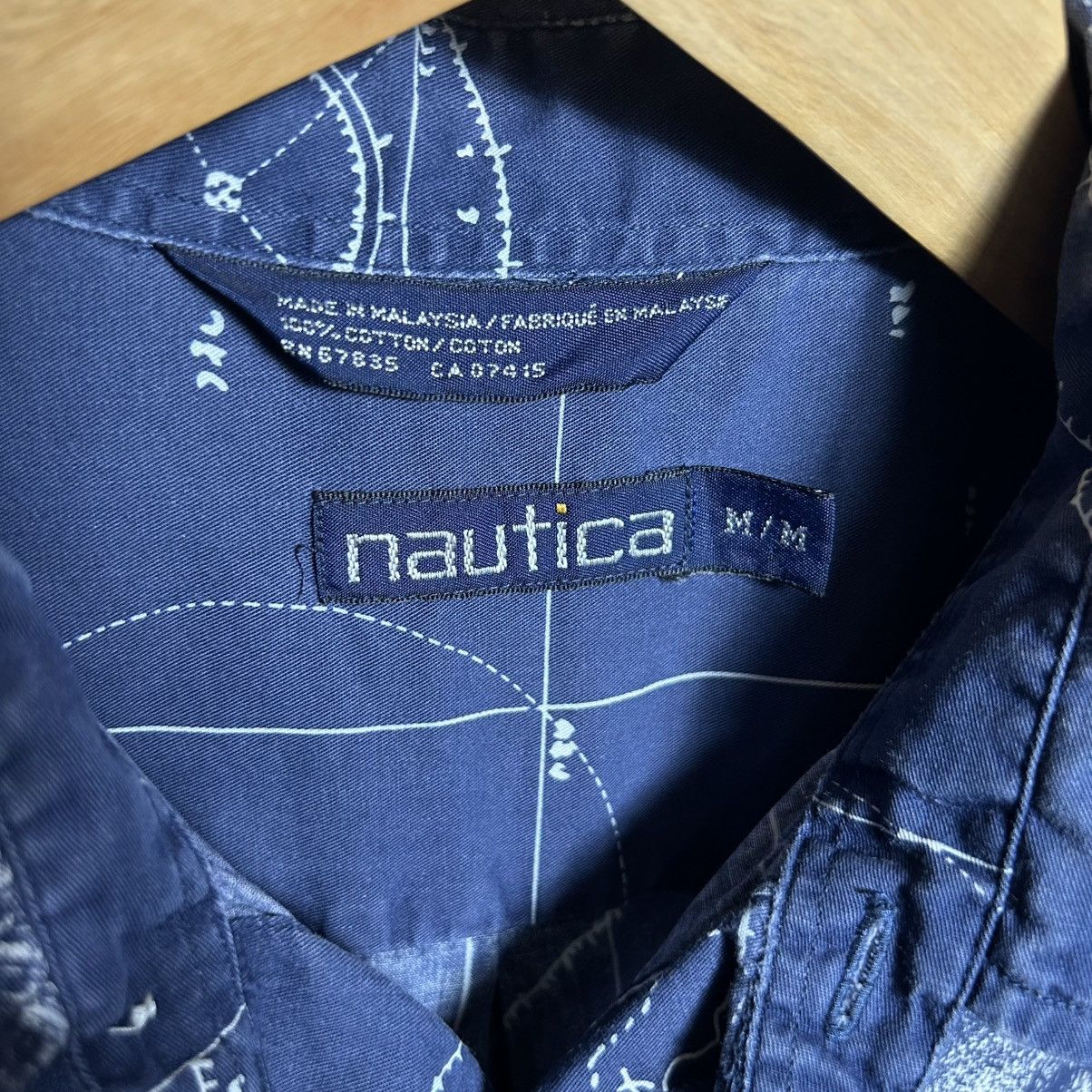 Nautica Vintage Nautica Sailing Boat Over Print Button Up Shirt Size US M / EU 48-50 / 2 - 5 Thumbnail
